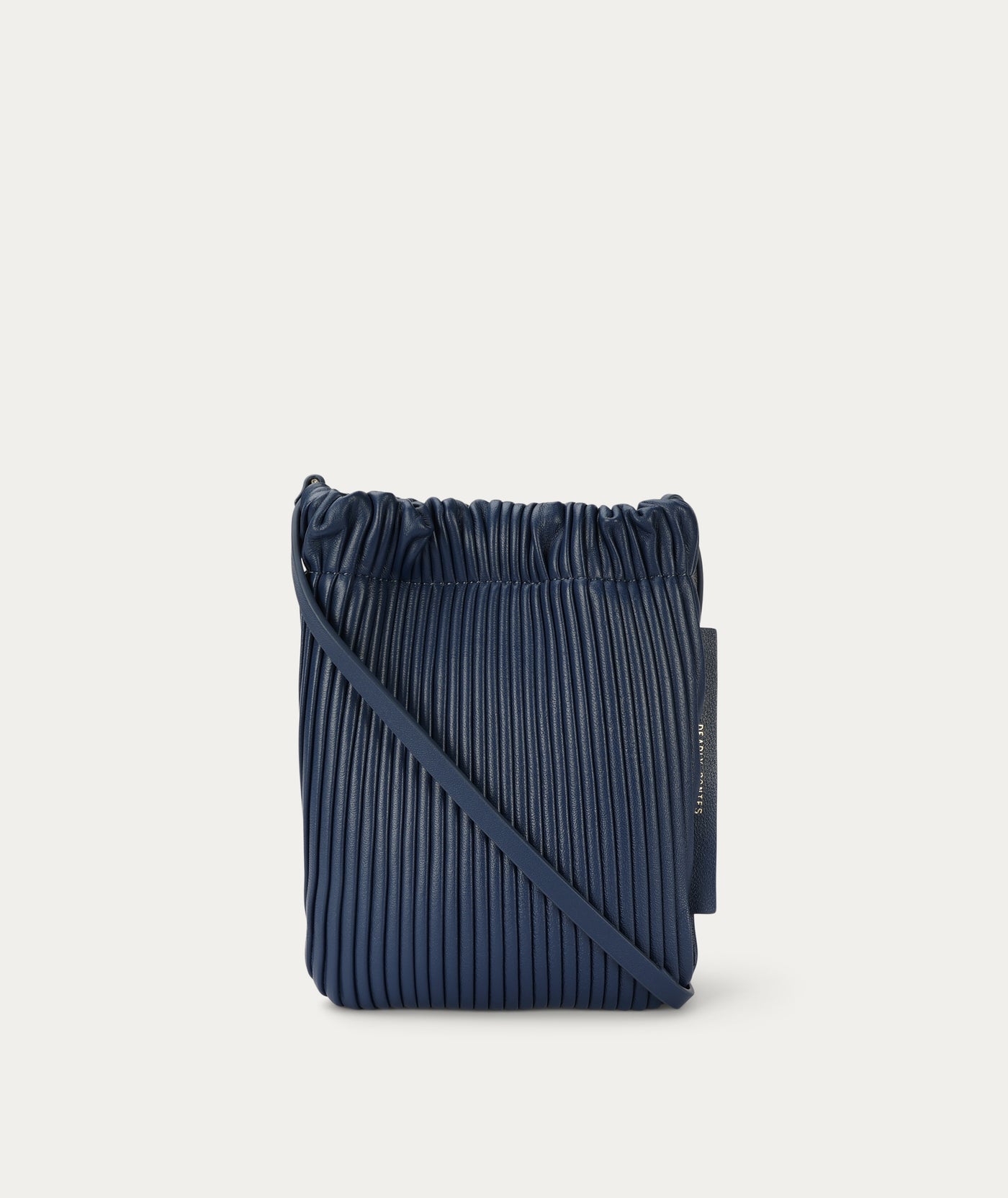 Mr Cinch Pouch - Indigo Pleated