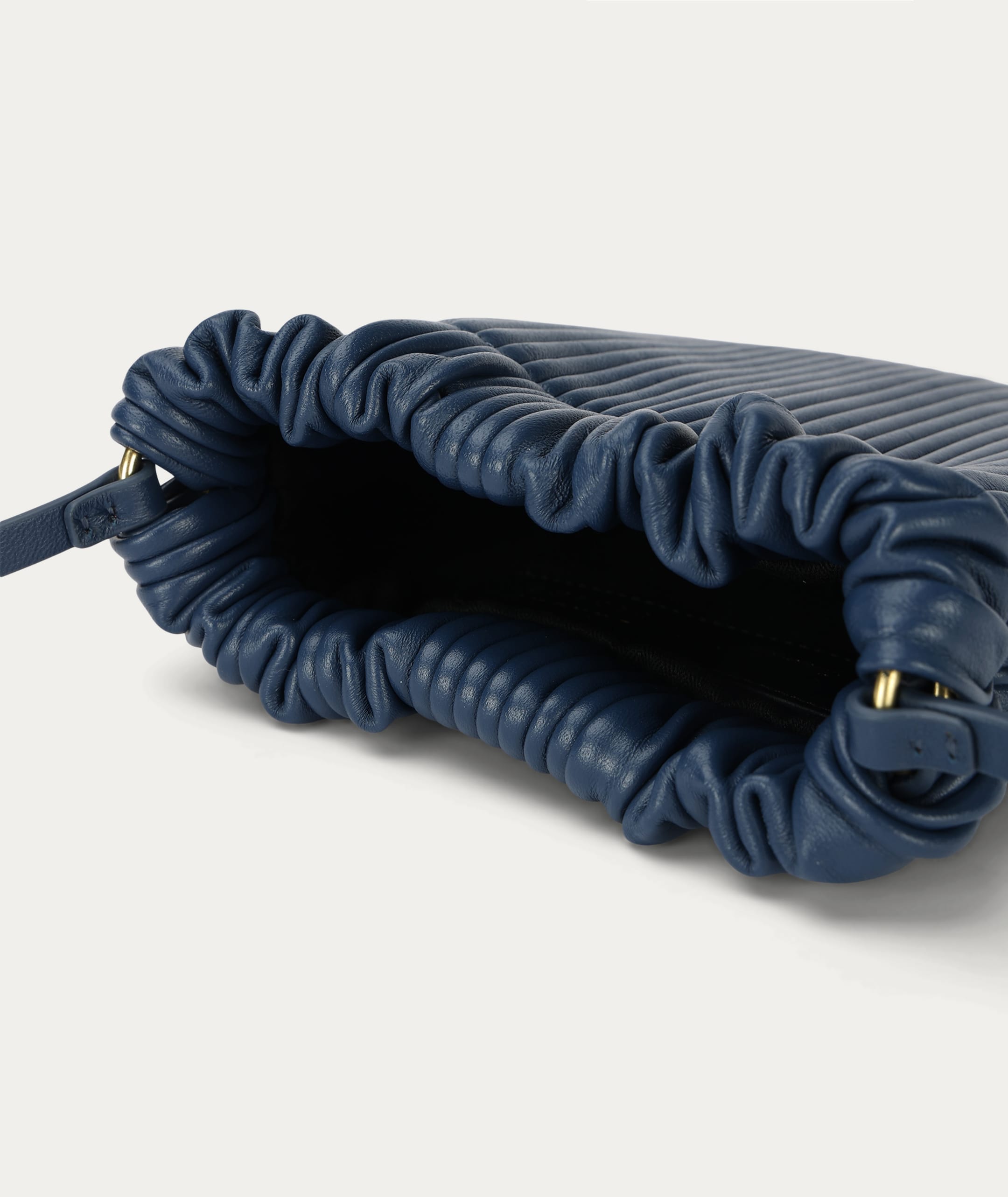 Mr Cinch Pouch - Indigo Pleated