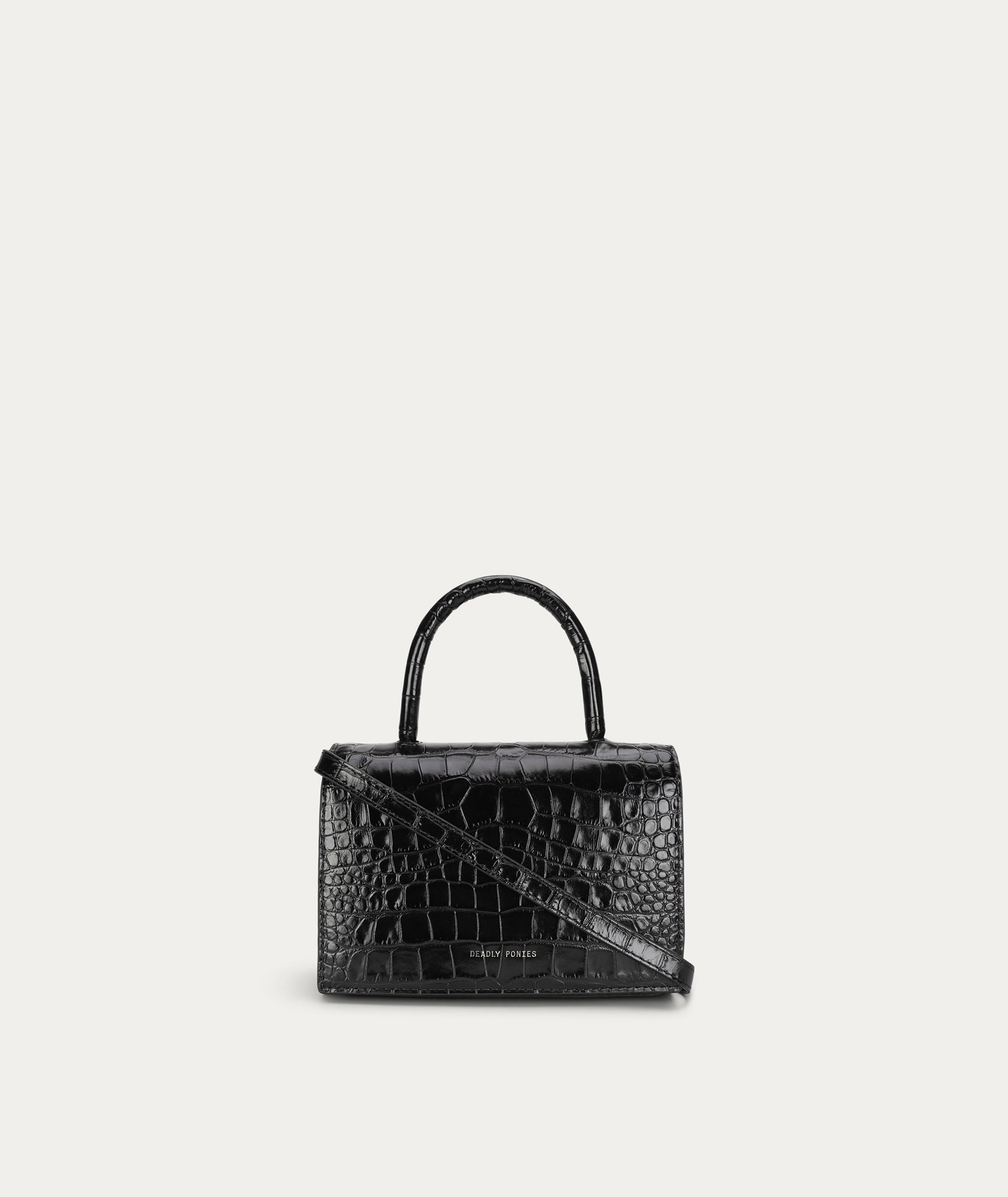 Jagger Bag - Black Croc