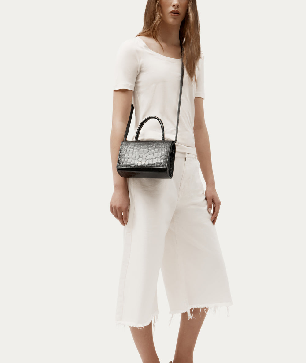 Jagger Bag - Black Croc