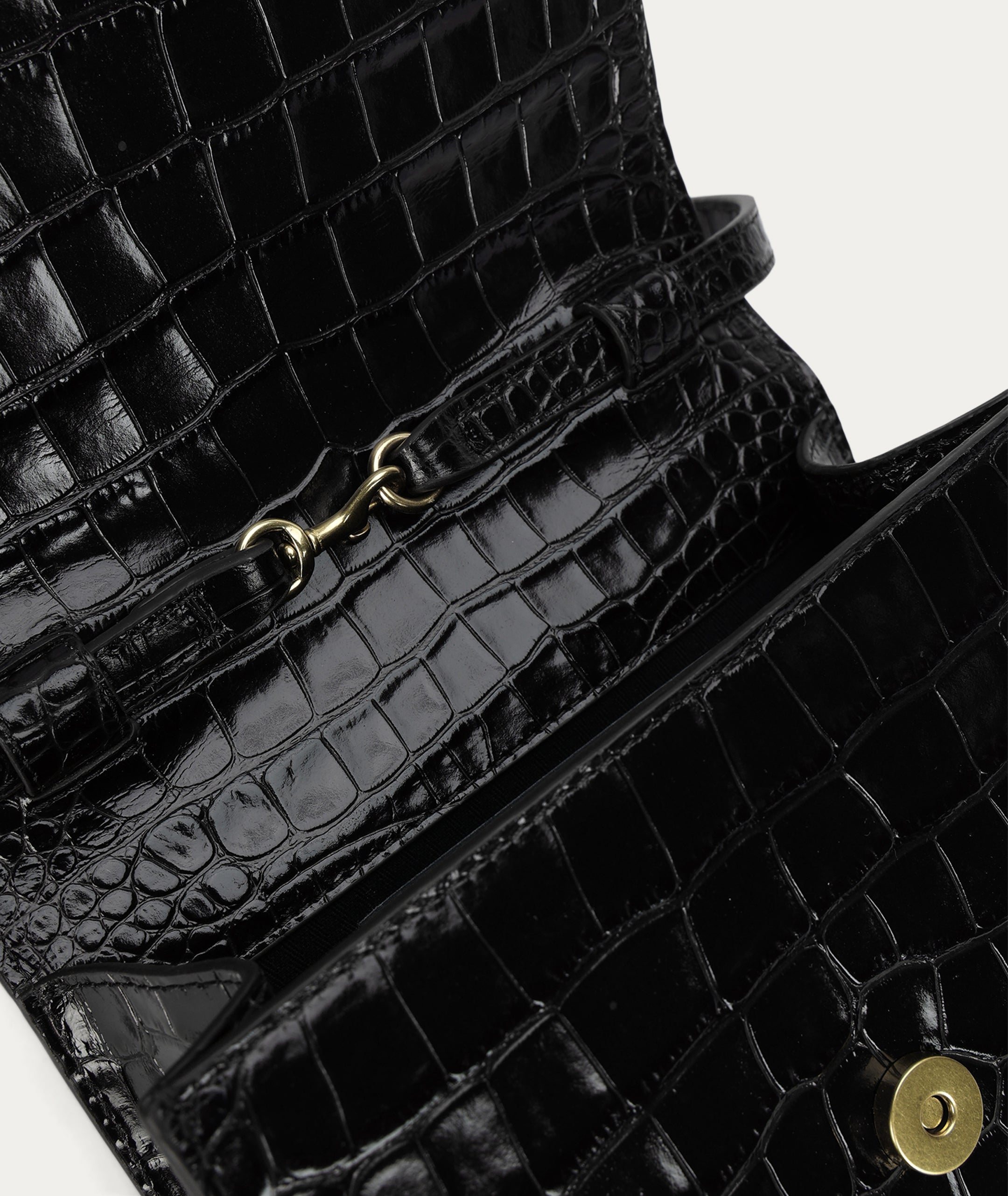 Jagger Bag - Black Croc