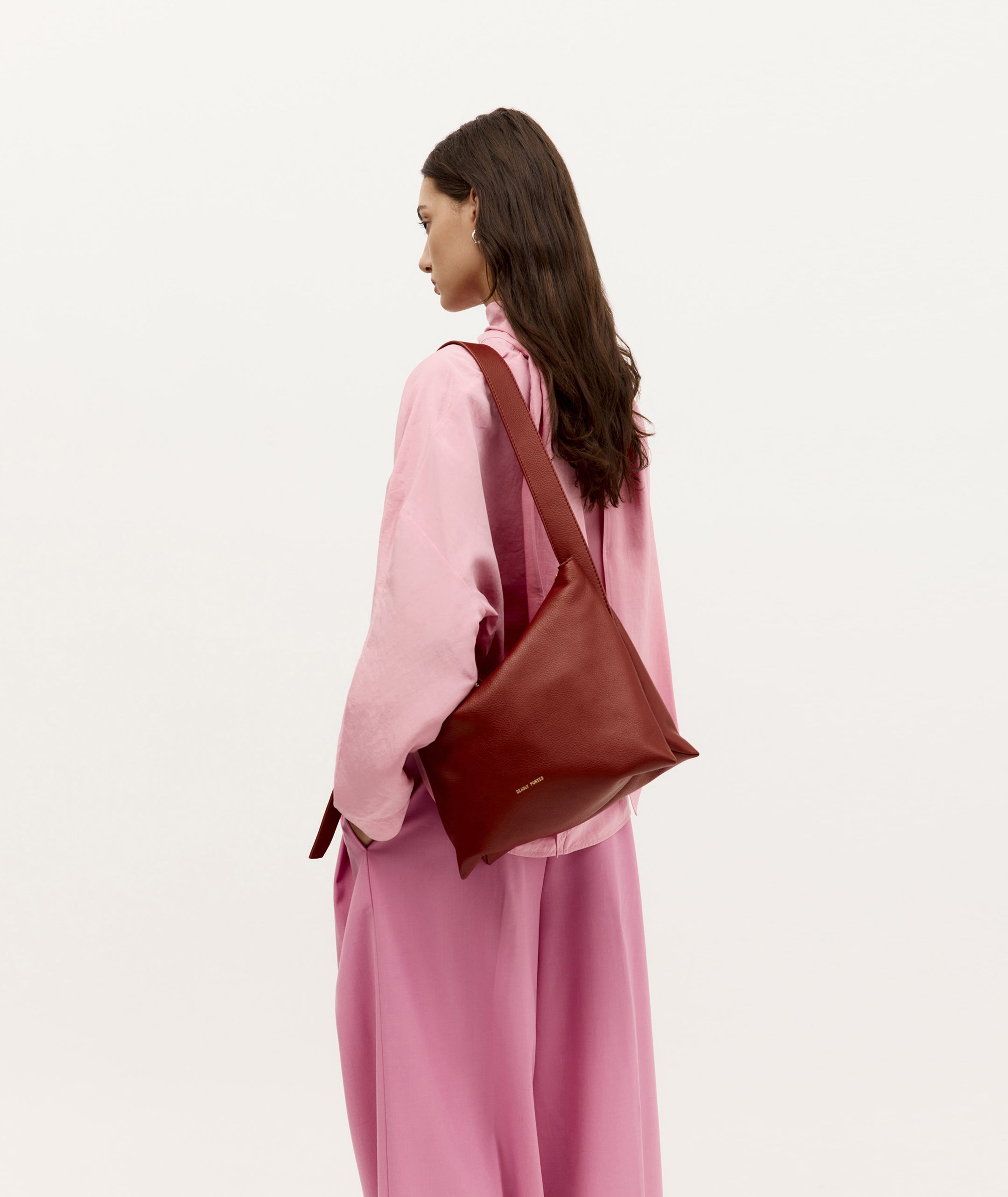 ★DIERNEAS★ PONIE Bag (3 Colors) Vegan Leather Handbag Korean Designer Dierneas Luxury Tote
