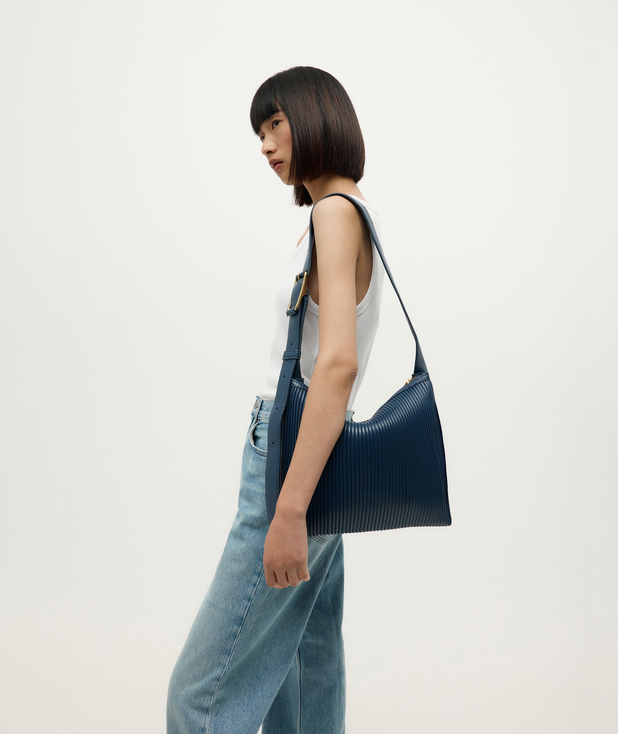 Mr Midimese - Indigo Pleated