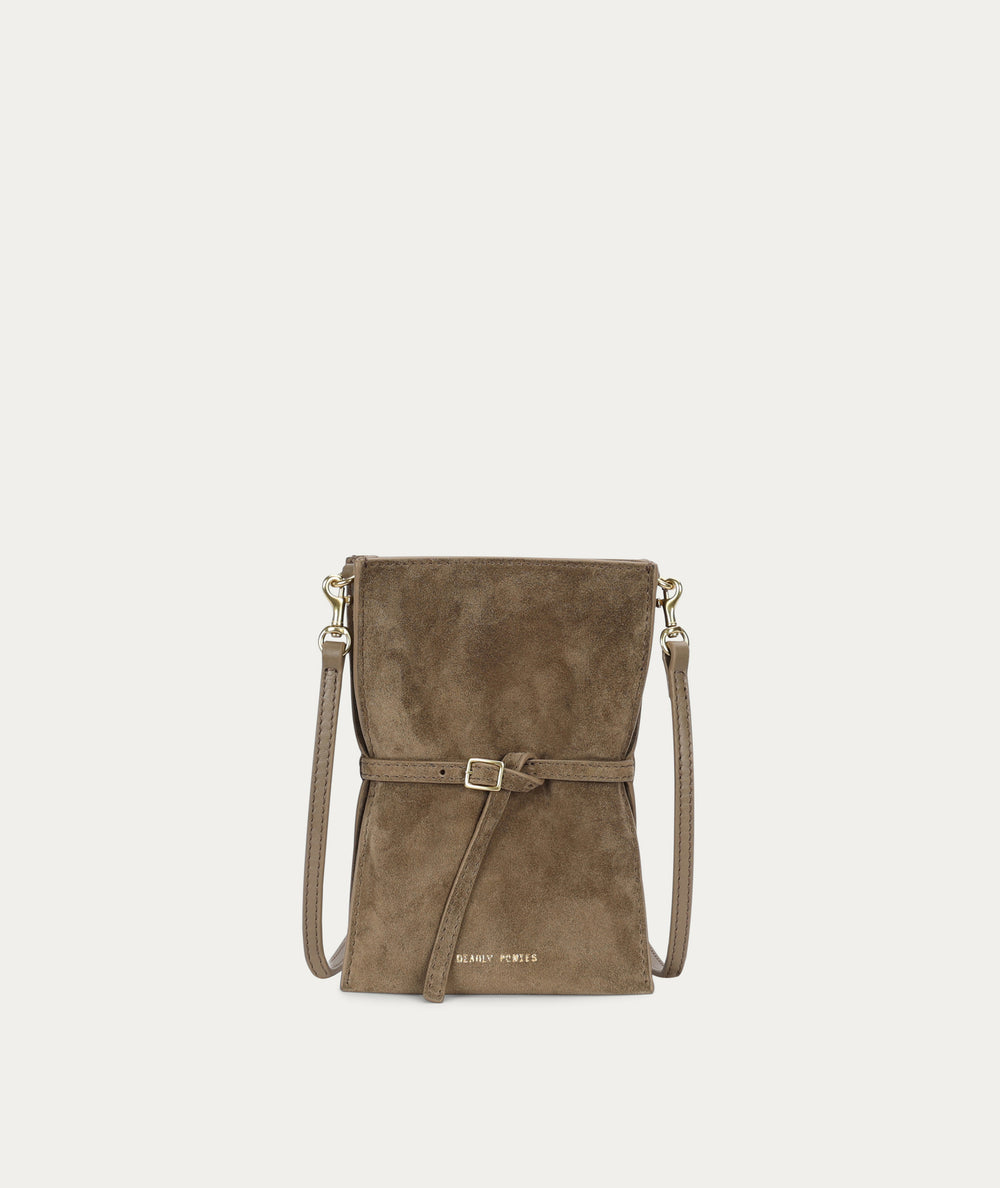Mr Penny Pouchette - Dune Suede