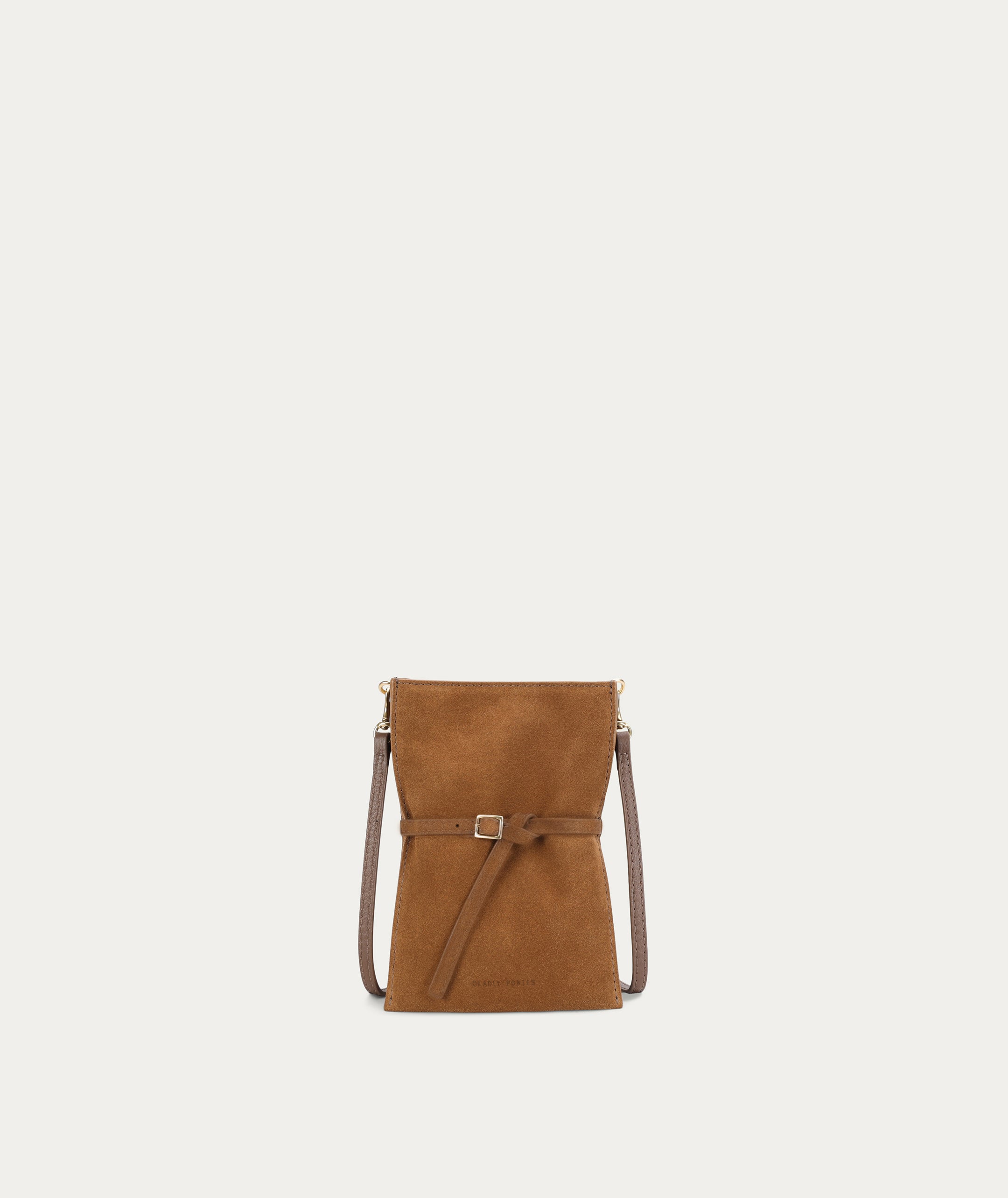 Mr Penny Pouchette - Gingerbread Suede