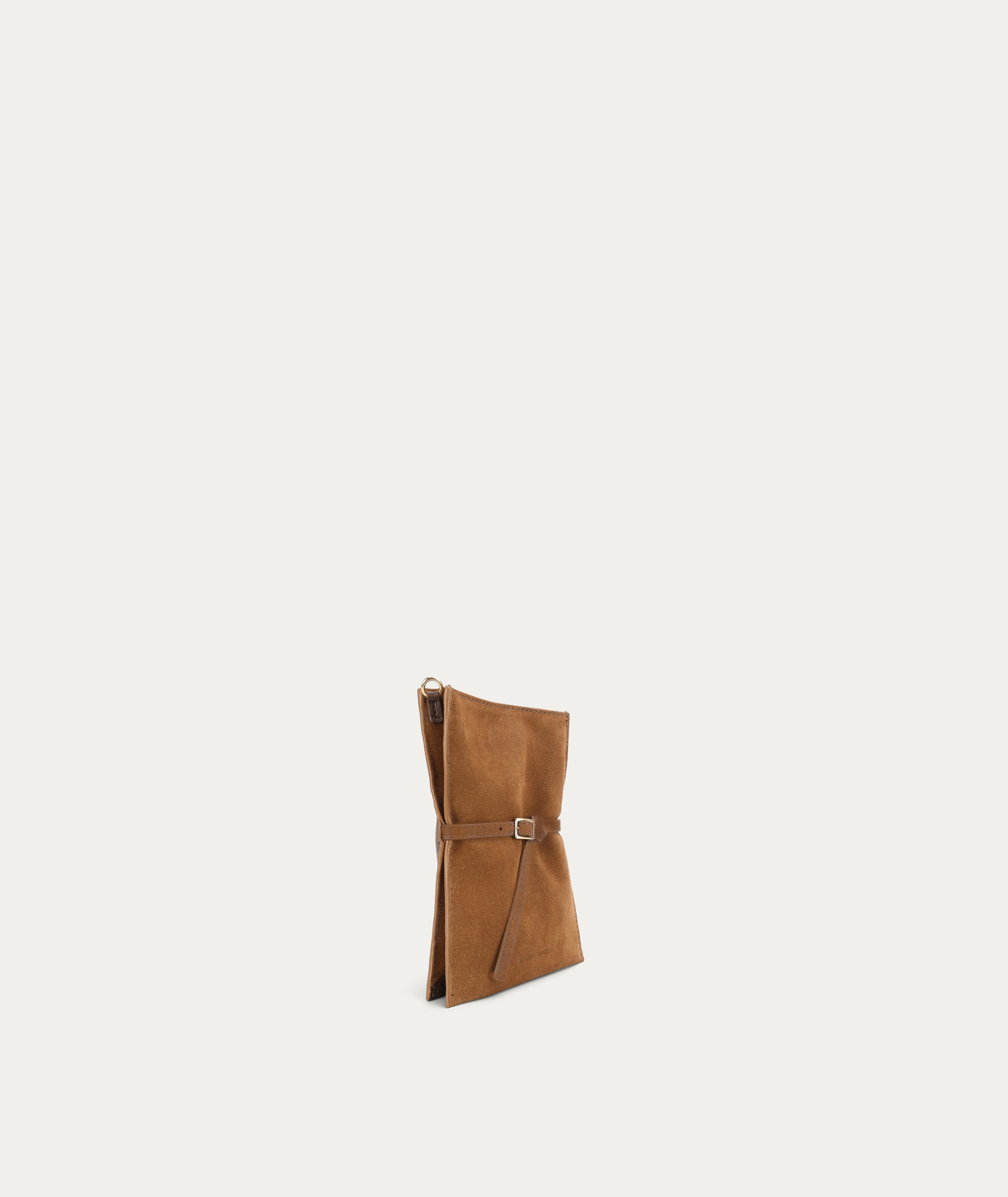 Mr Penny Pouchette - Gingerbread Suede
