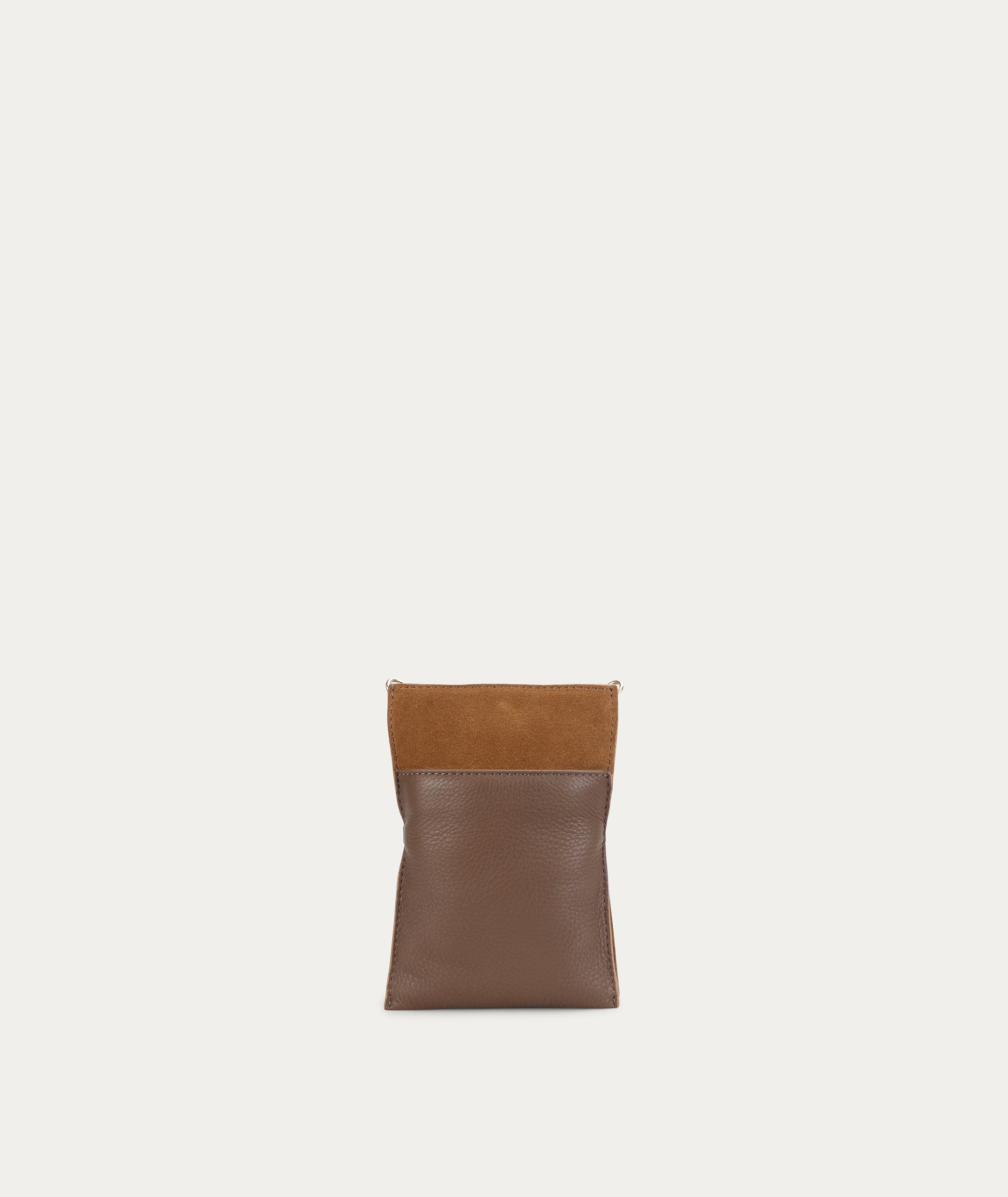 Mr Penny Pouchette - Gingerbread Suede