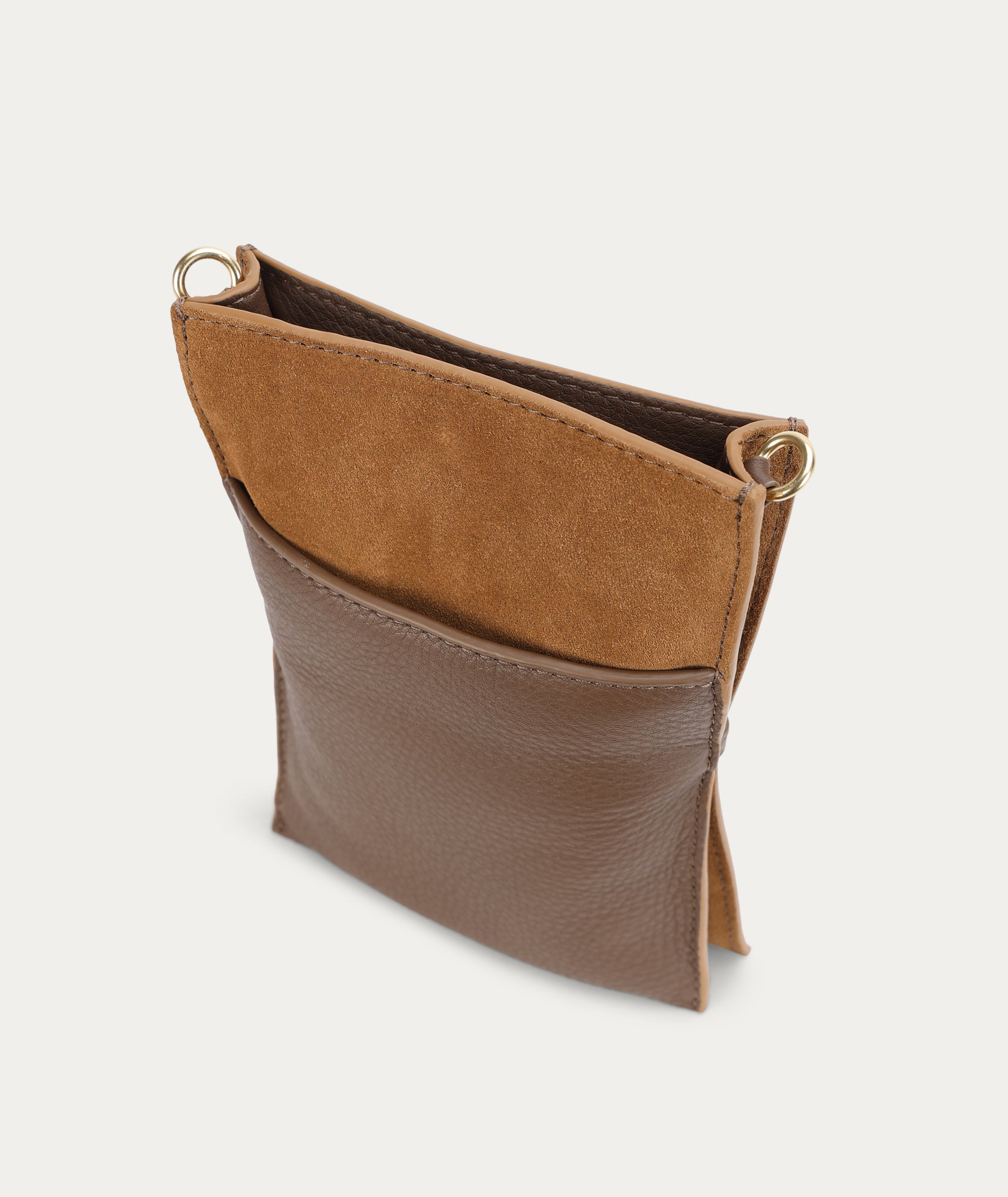 Mr Penny Pouchette - Gingerbread Suede