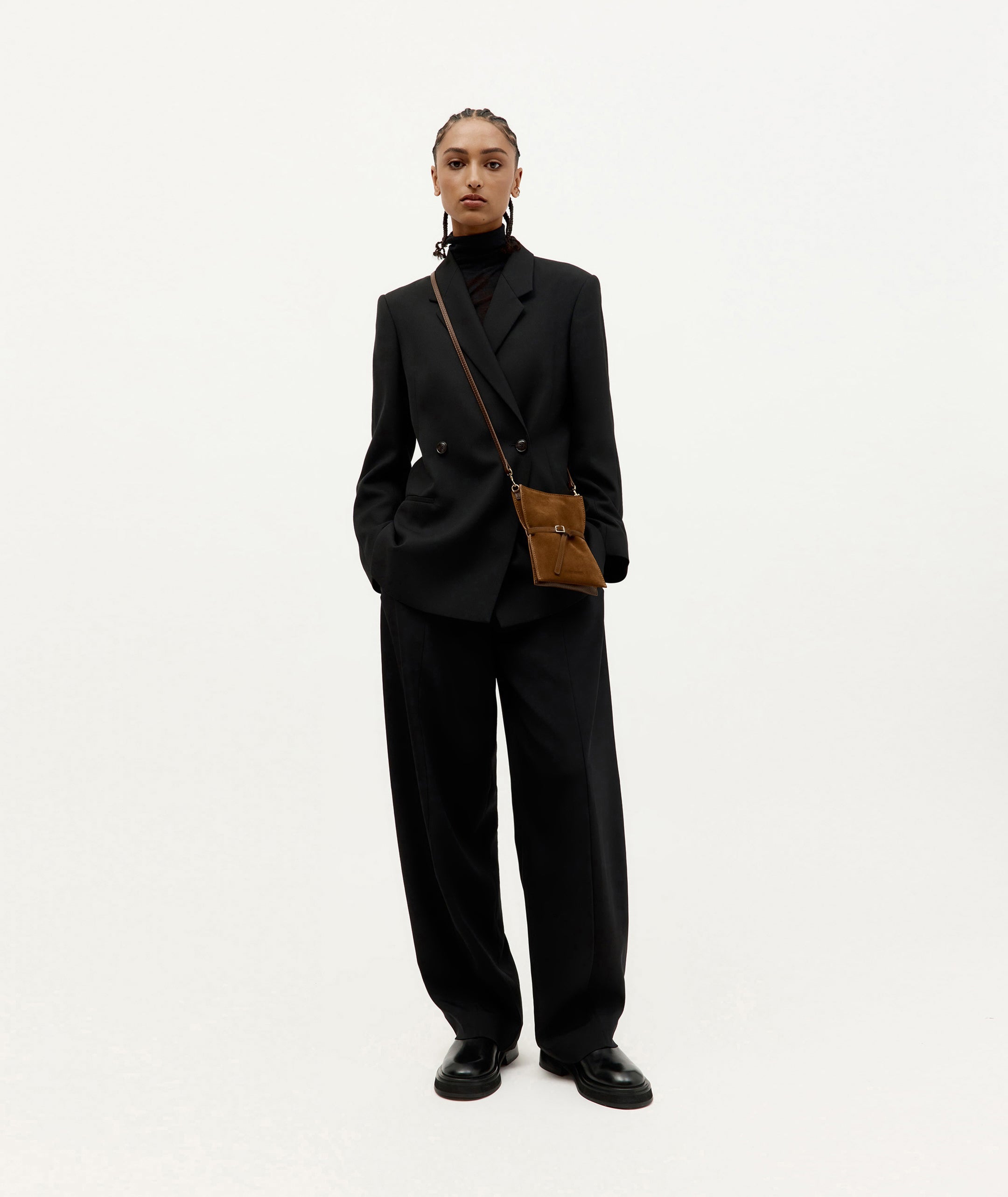 Mr Penny Pouchette - Gingerbread Suede
