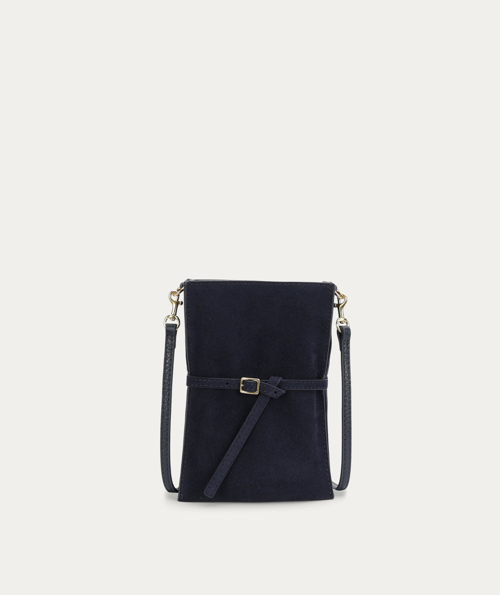 Mr Penny Pouchette - Indigo Suede
