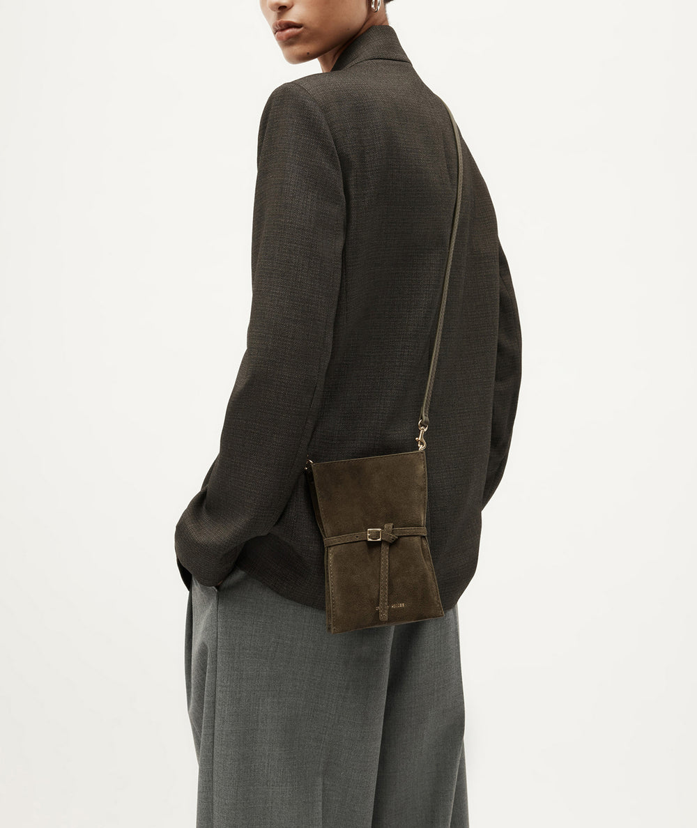 Mr Penny Pouchette - Kale Suede