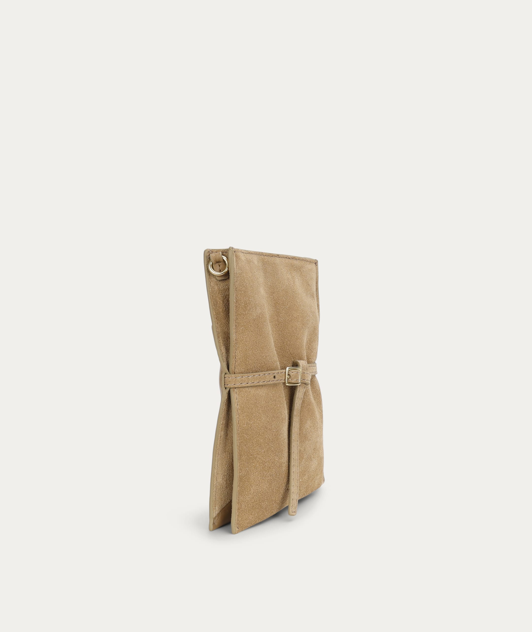 Mr Penny Pouchette - Oat Suede