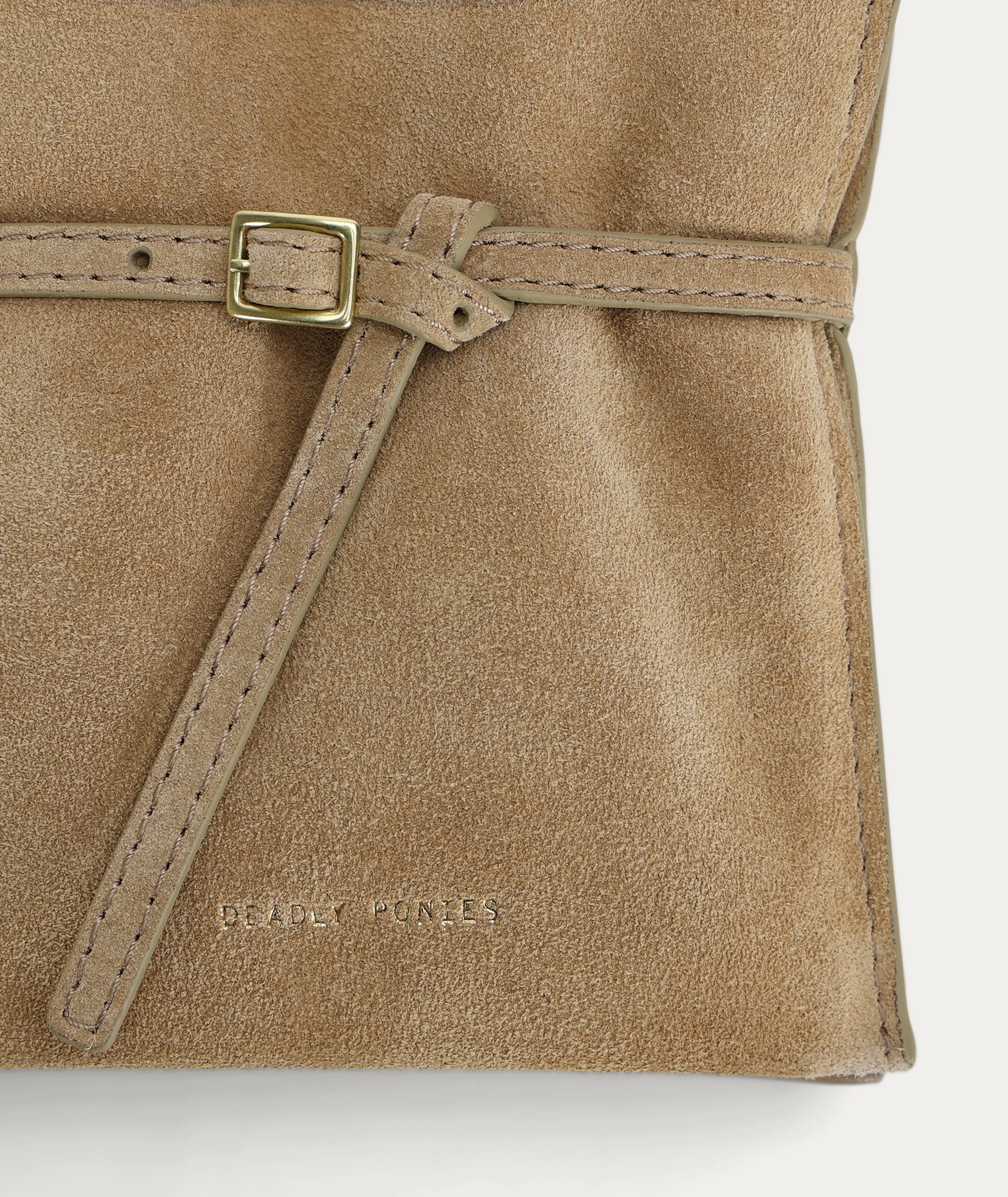 Mr Penny Pouchette - Oat Suede