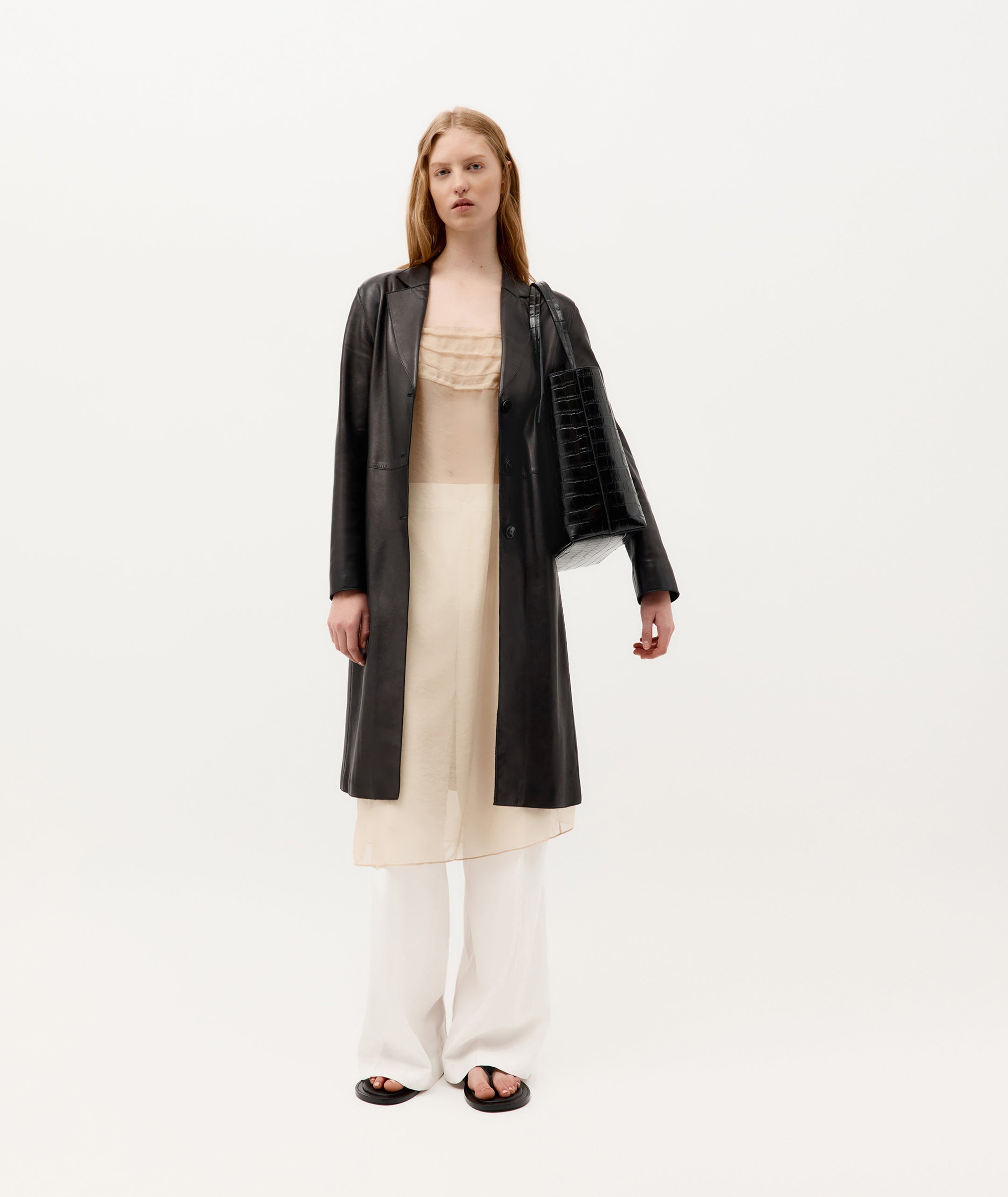 Mr Porter Tote - Black Croc