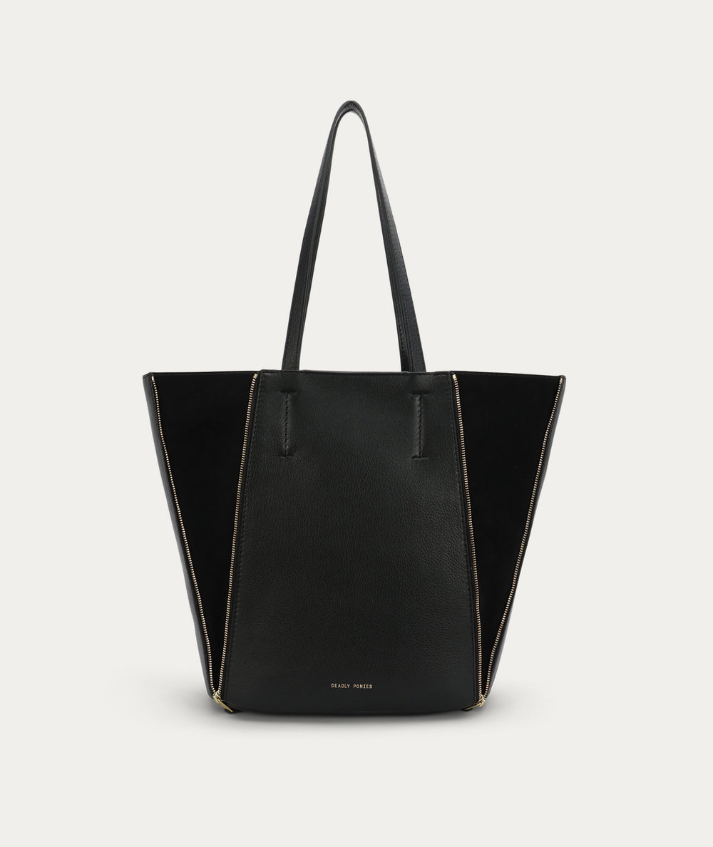 Mr Scurry Tote Midi - Black