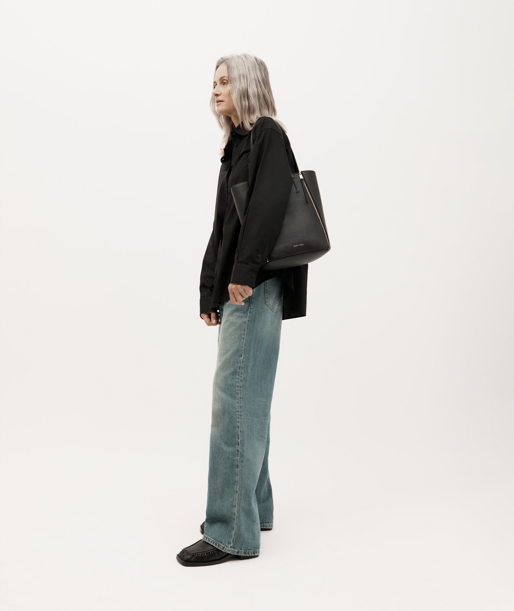 Mr Scurry Tote Midi - Black