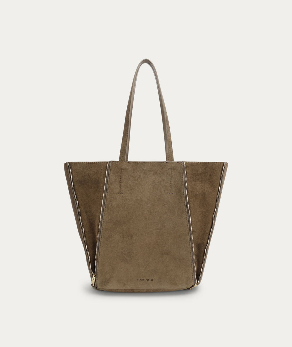 Mr Scurry Tote Midi - Dune Suede