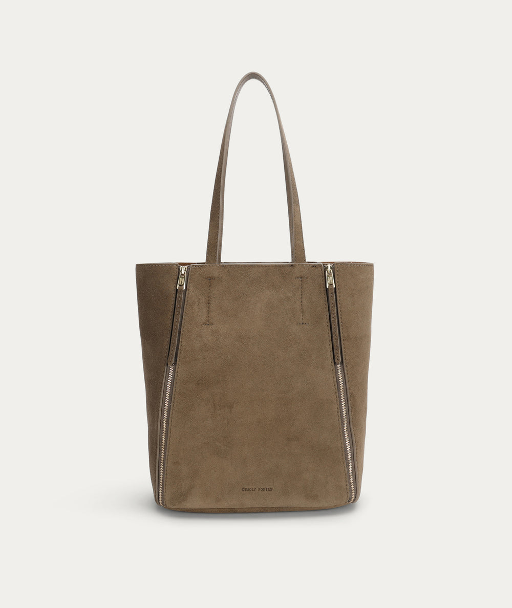 Mr Scurry Tote Midi - Dune Suede