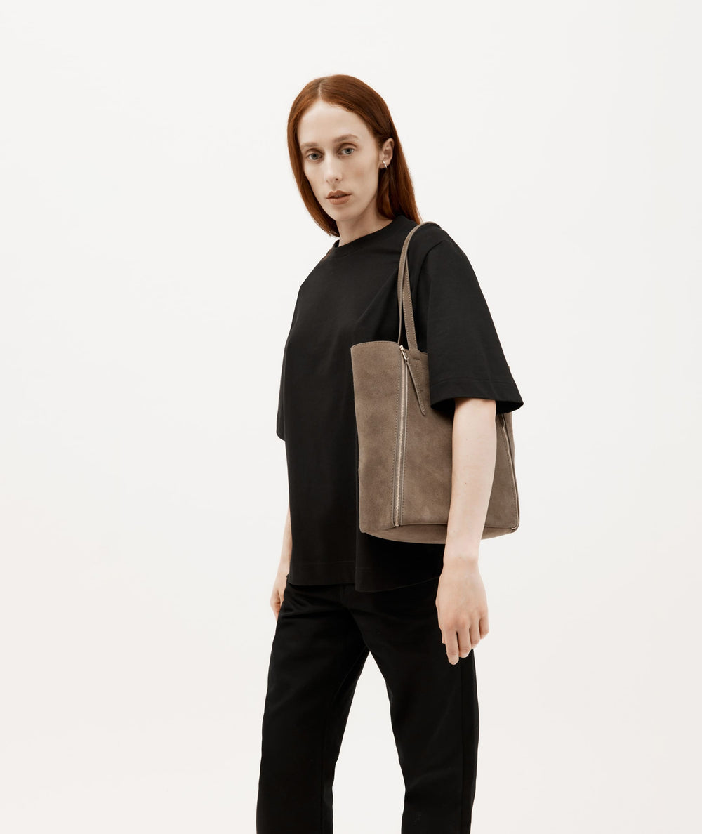 Mr Scurry Tote Midi - Dune Suede