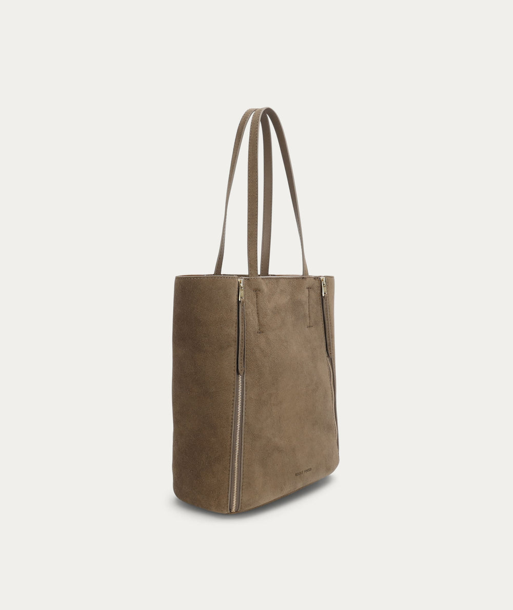 Mr Scurry Tote Midi - Dune Suede