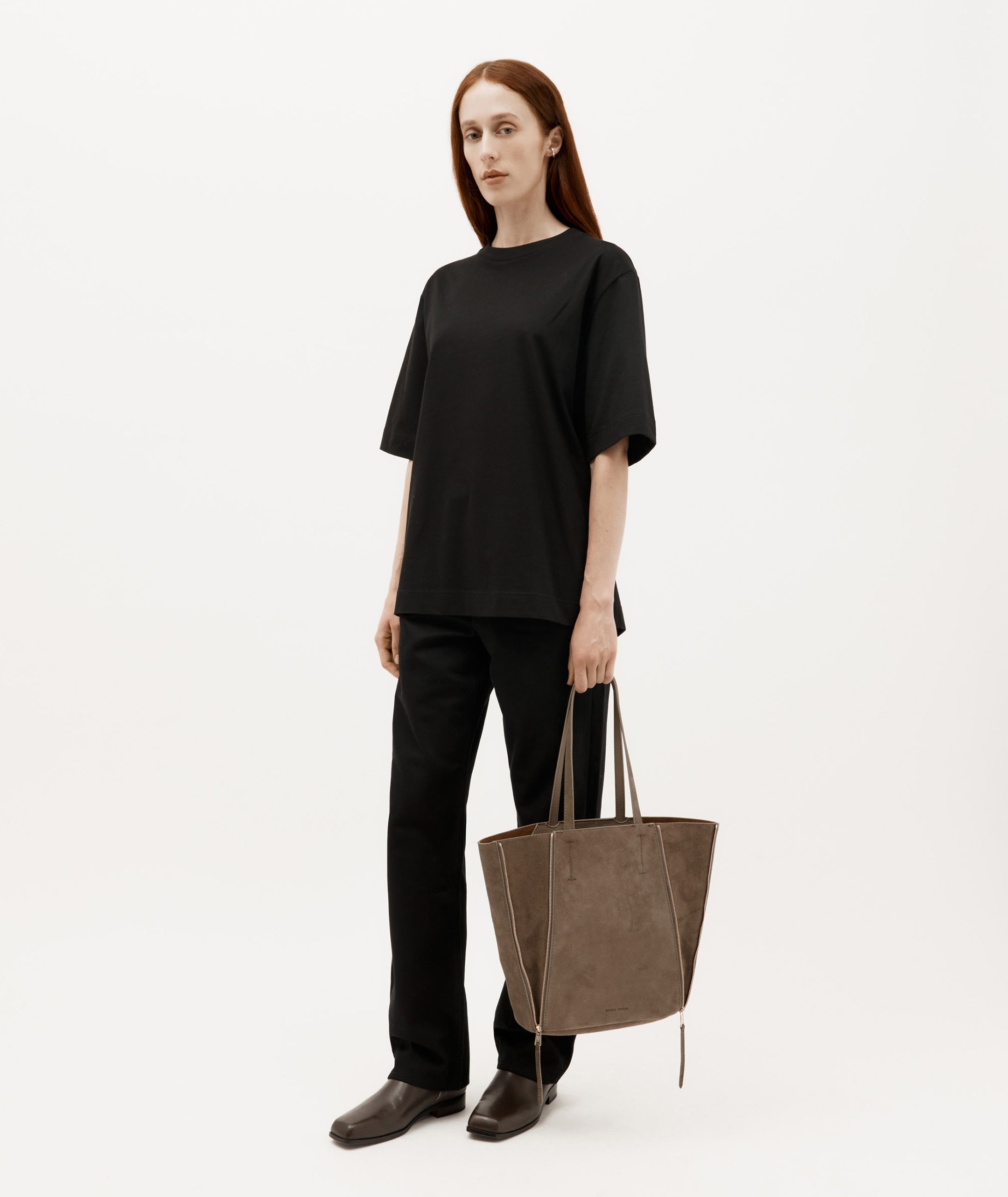 Mr Scurry Tote Midi - Dune Suede