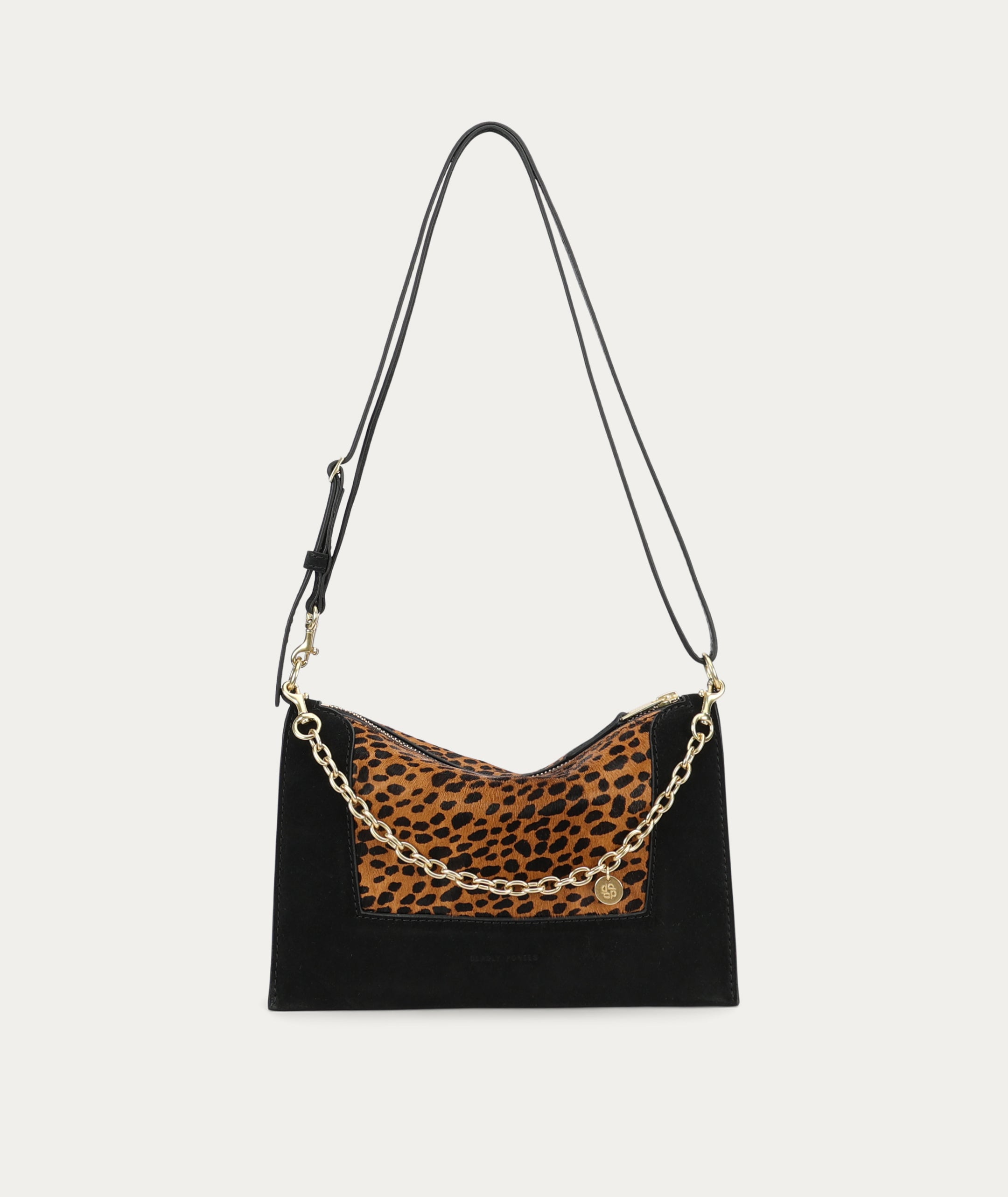 Siamese Bag - Cheetah Calf Hair