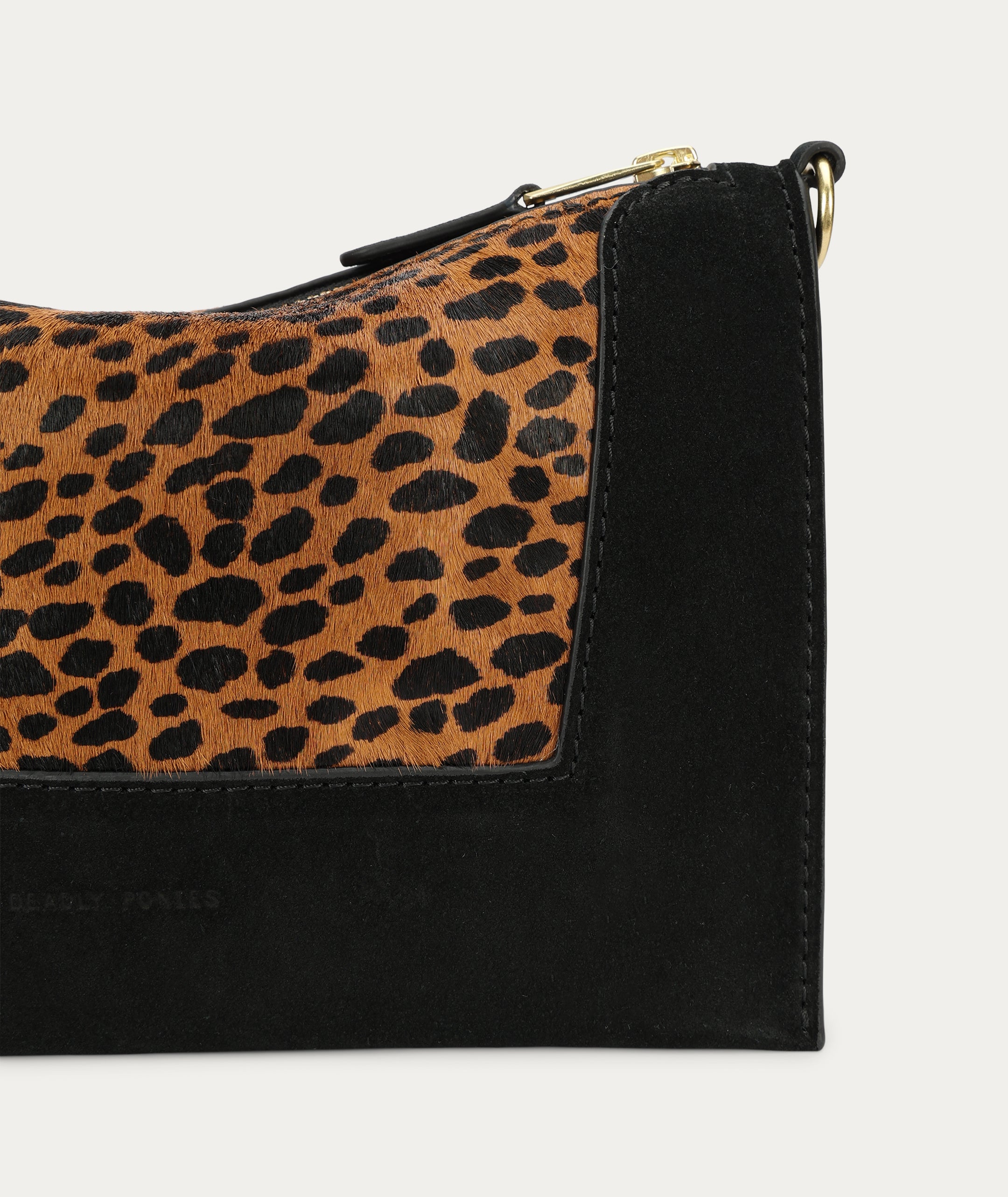 Siamese Bag - Cheetah Calf Hair