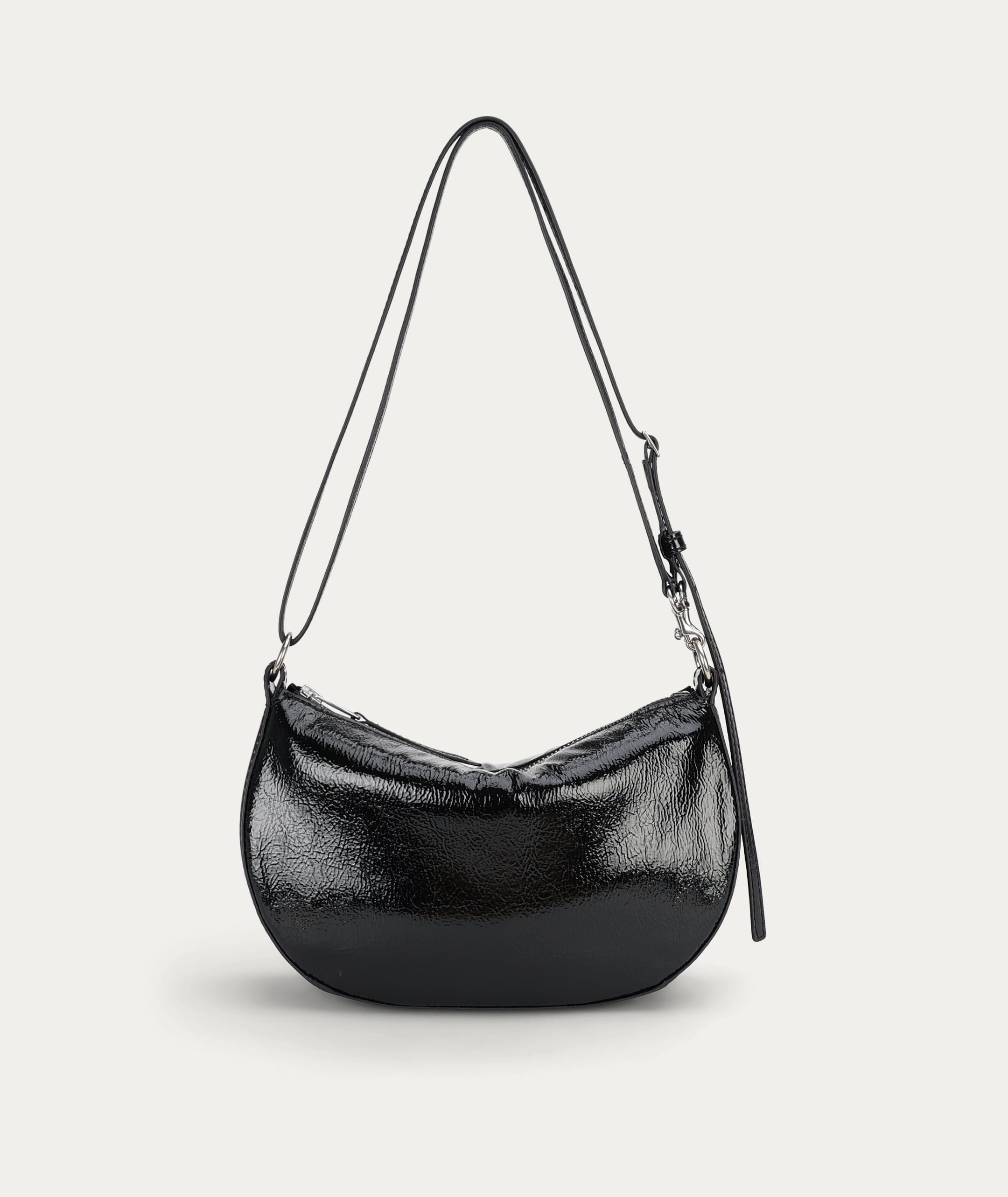 Mr Sling Micro - Black Patent/Silver