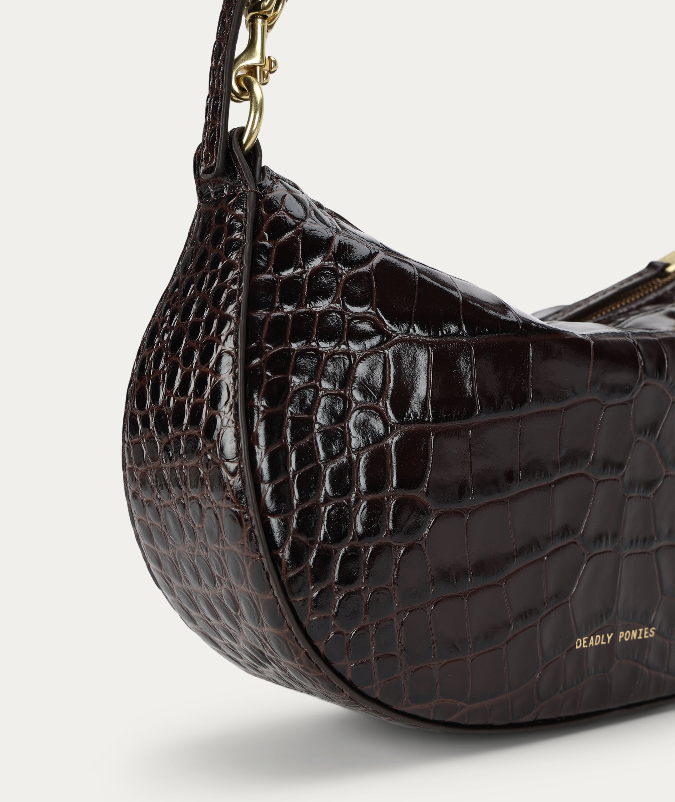 Mr Sling Micro - Espresso Croc