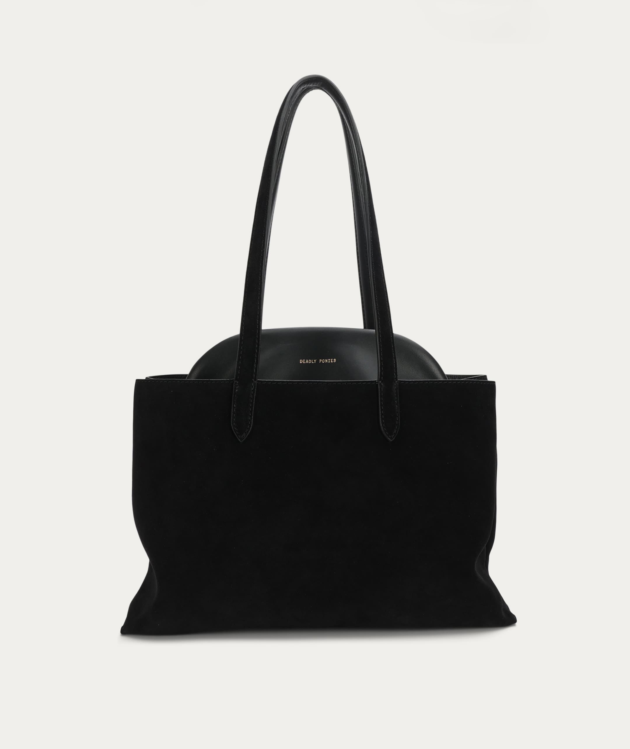 Mr Vault Tote - Black Suede