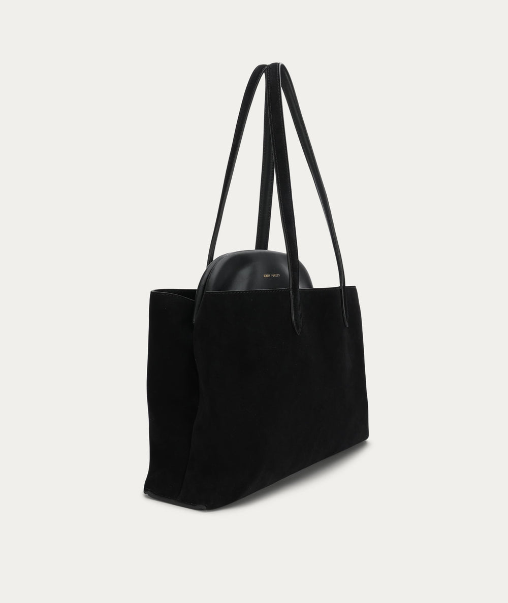 Mr Vault Tote - Black Suede