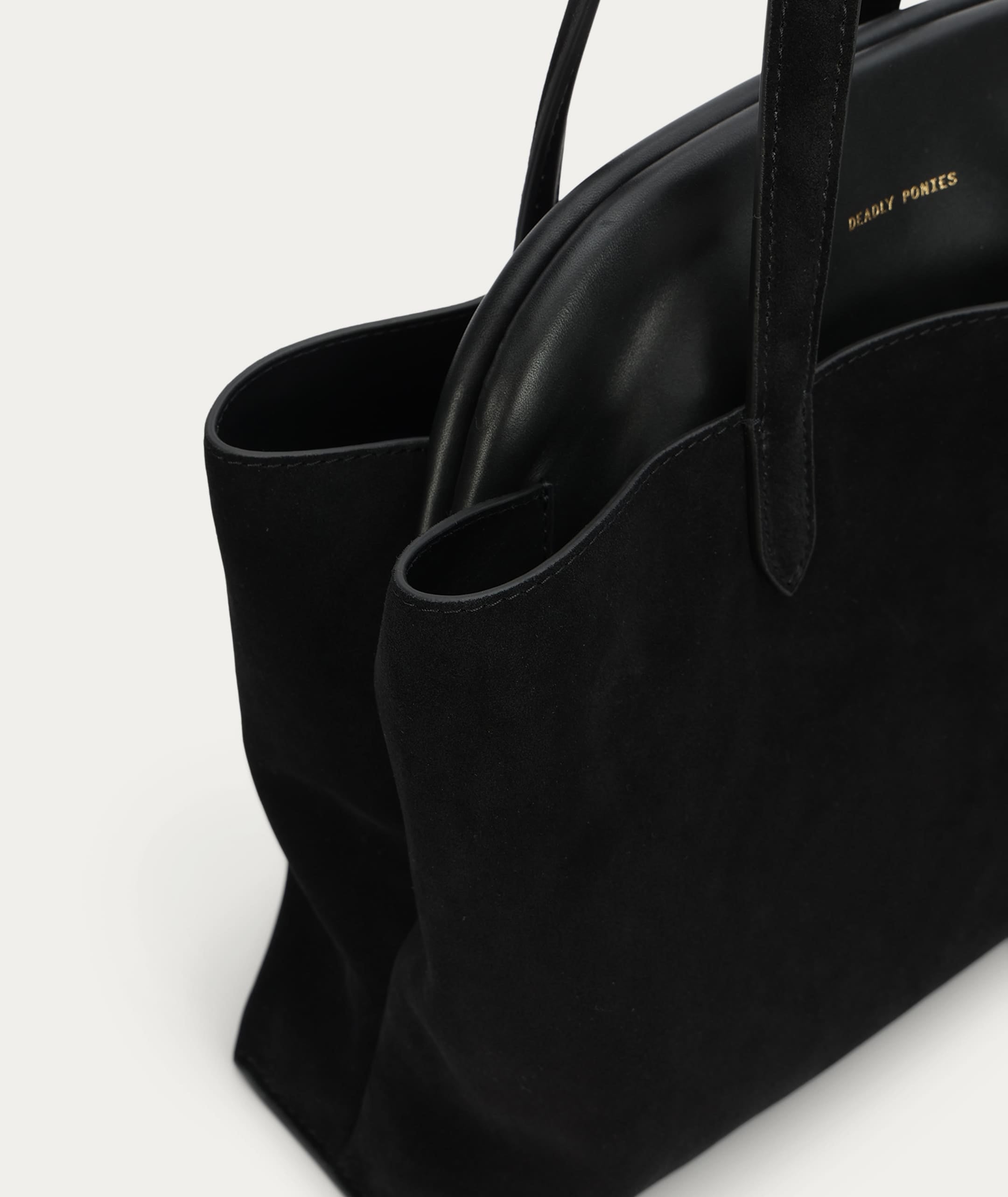 Mr Vault Tote - Black Suede