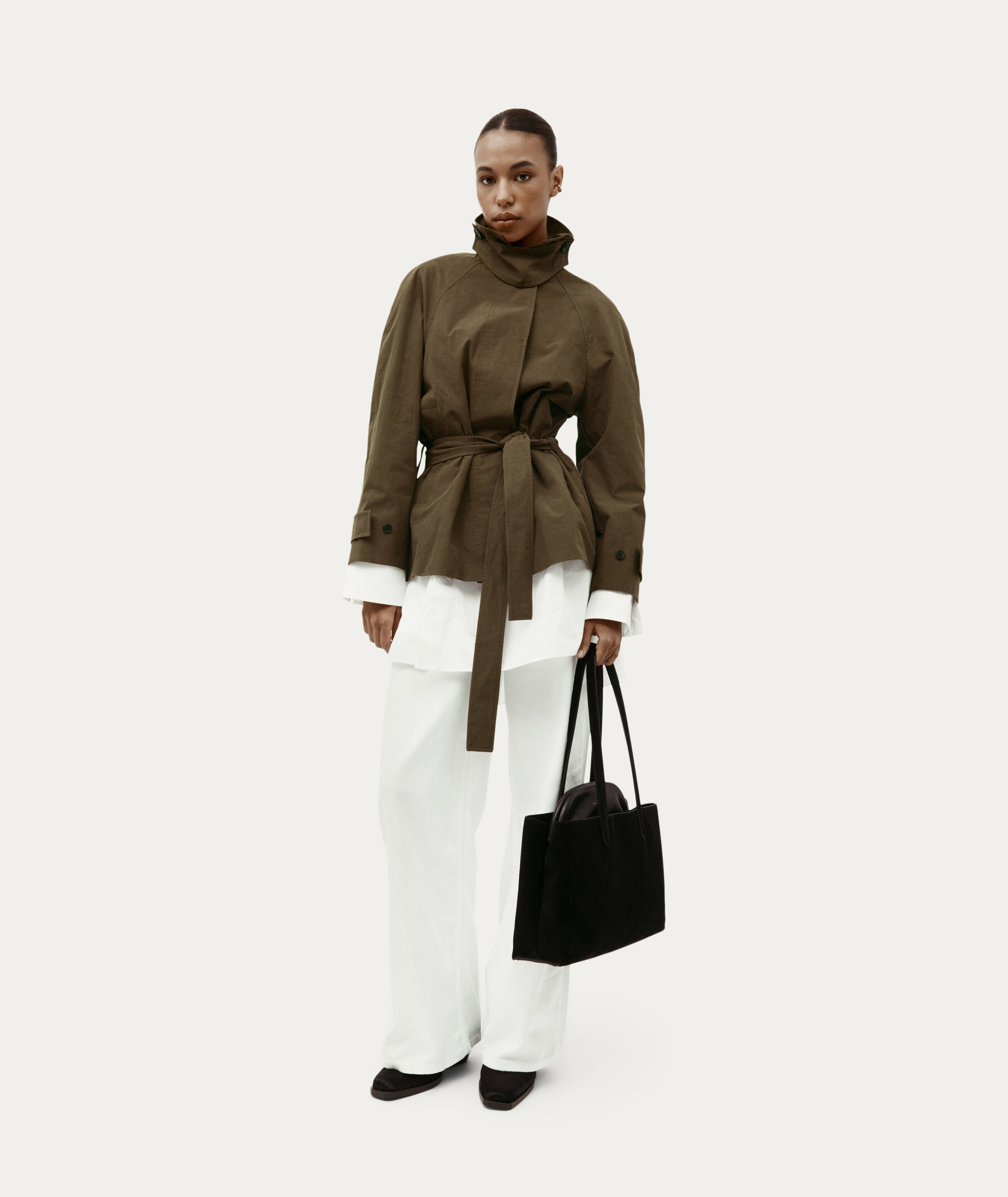 Mr Vault Tote - Black Suede
