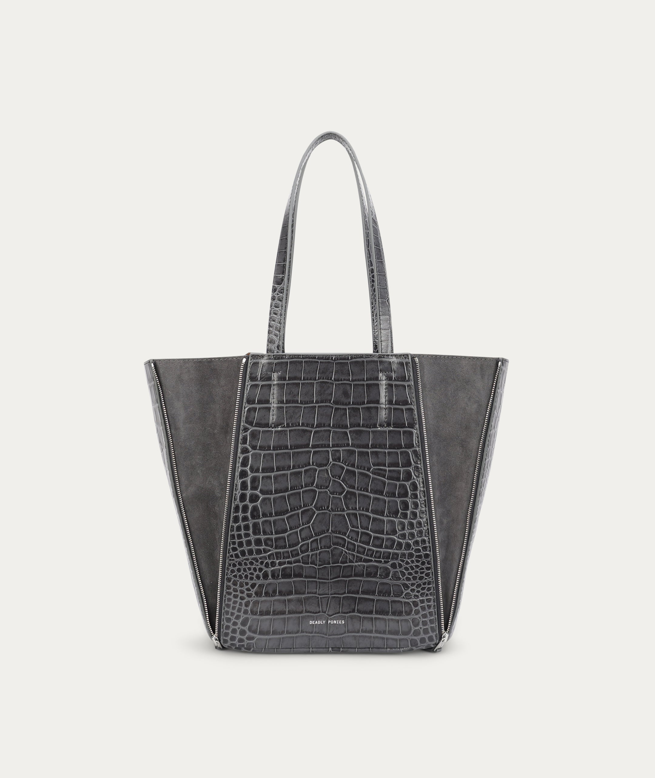 Mr Scurry Tote Midi - Flint Croc