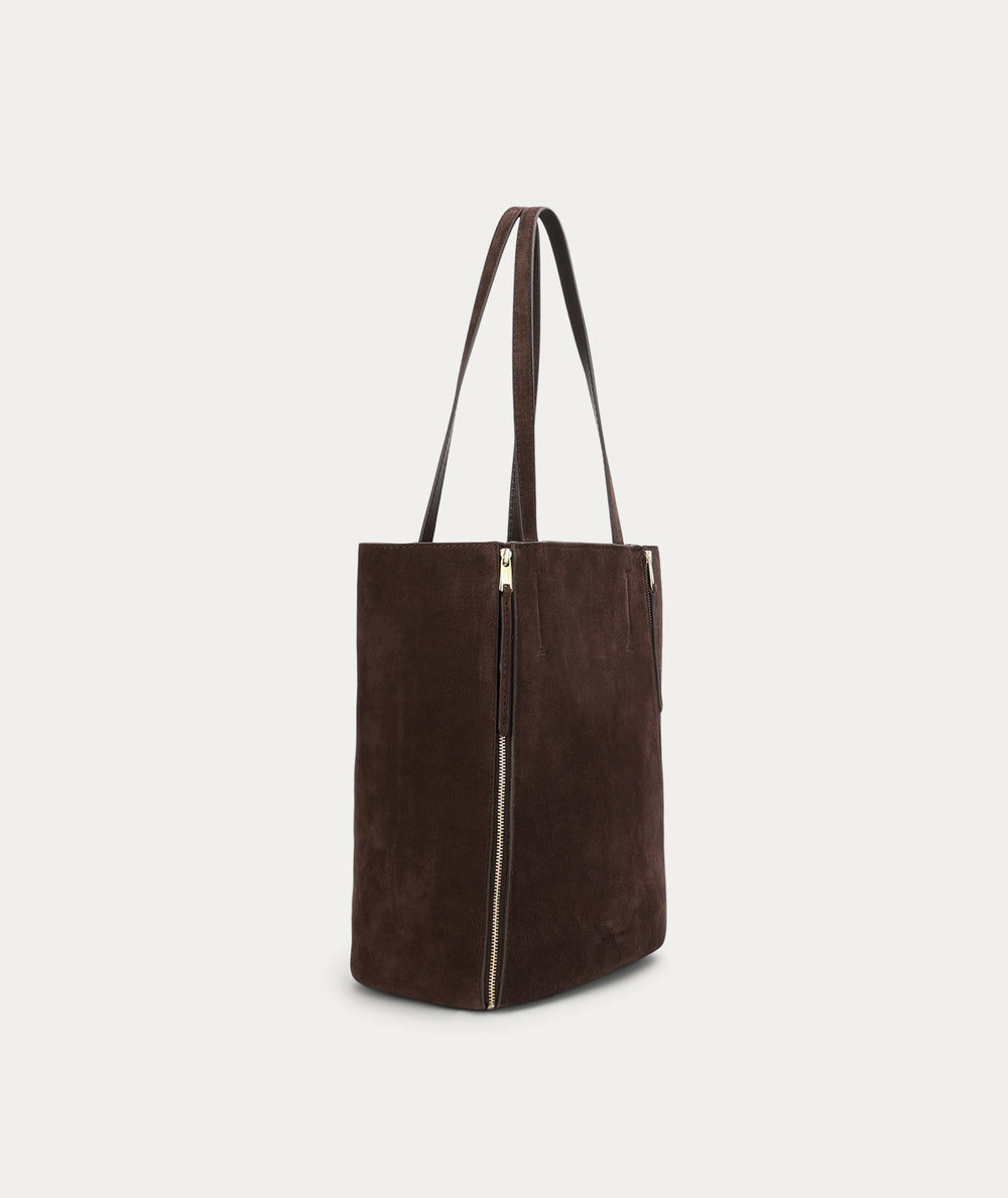 Mr Scurry Tote Midi - Java Suede