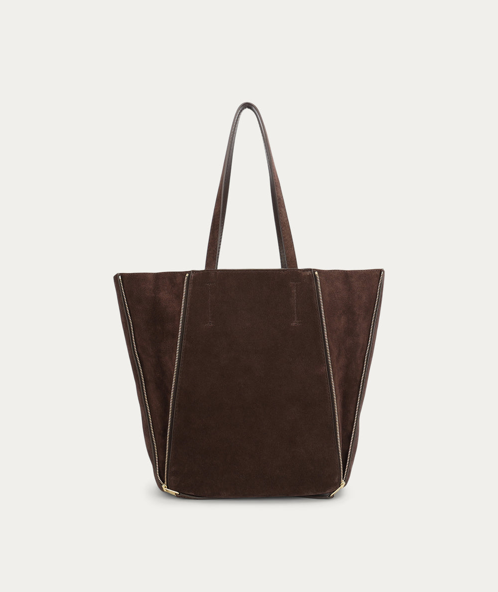 Mr Scurry Tote Midi - Java Suede