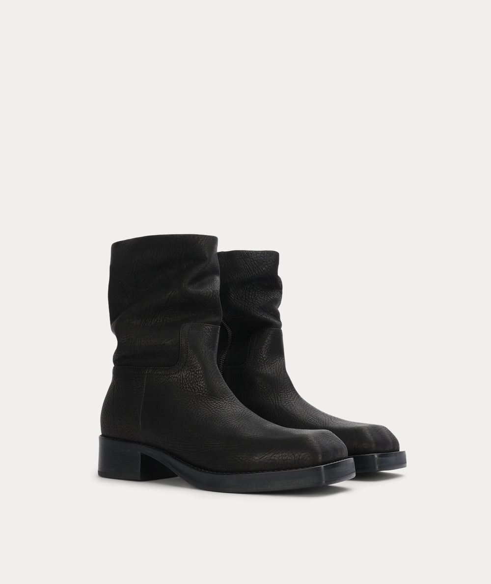 Odin Boot - Black Heavy Grain