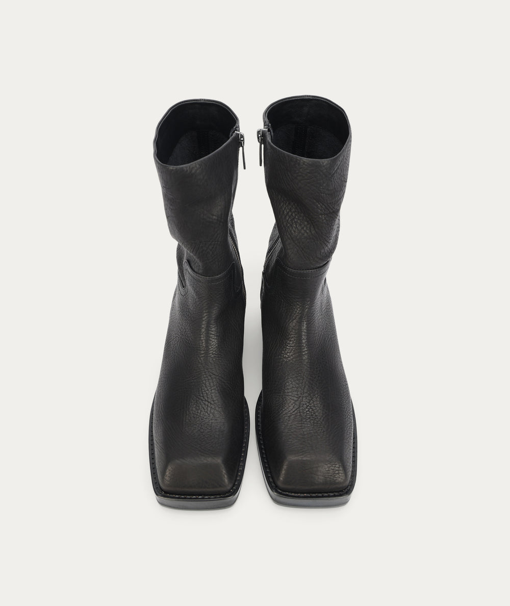 Odin Boot - Black Heavy Grain