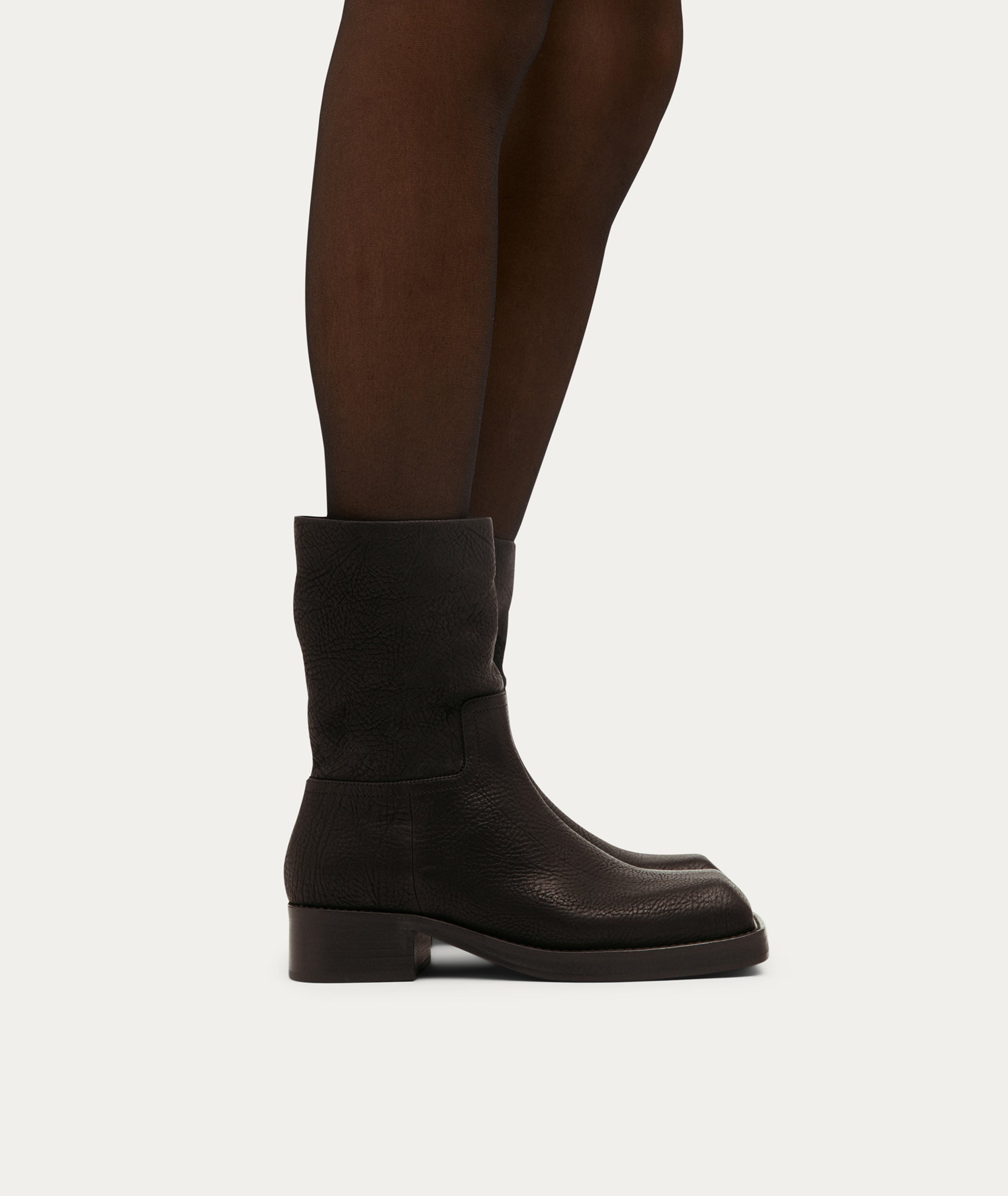 Odin Boot - Black Heavy Grain