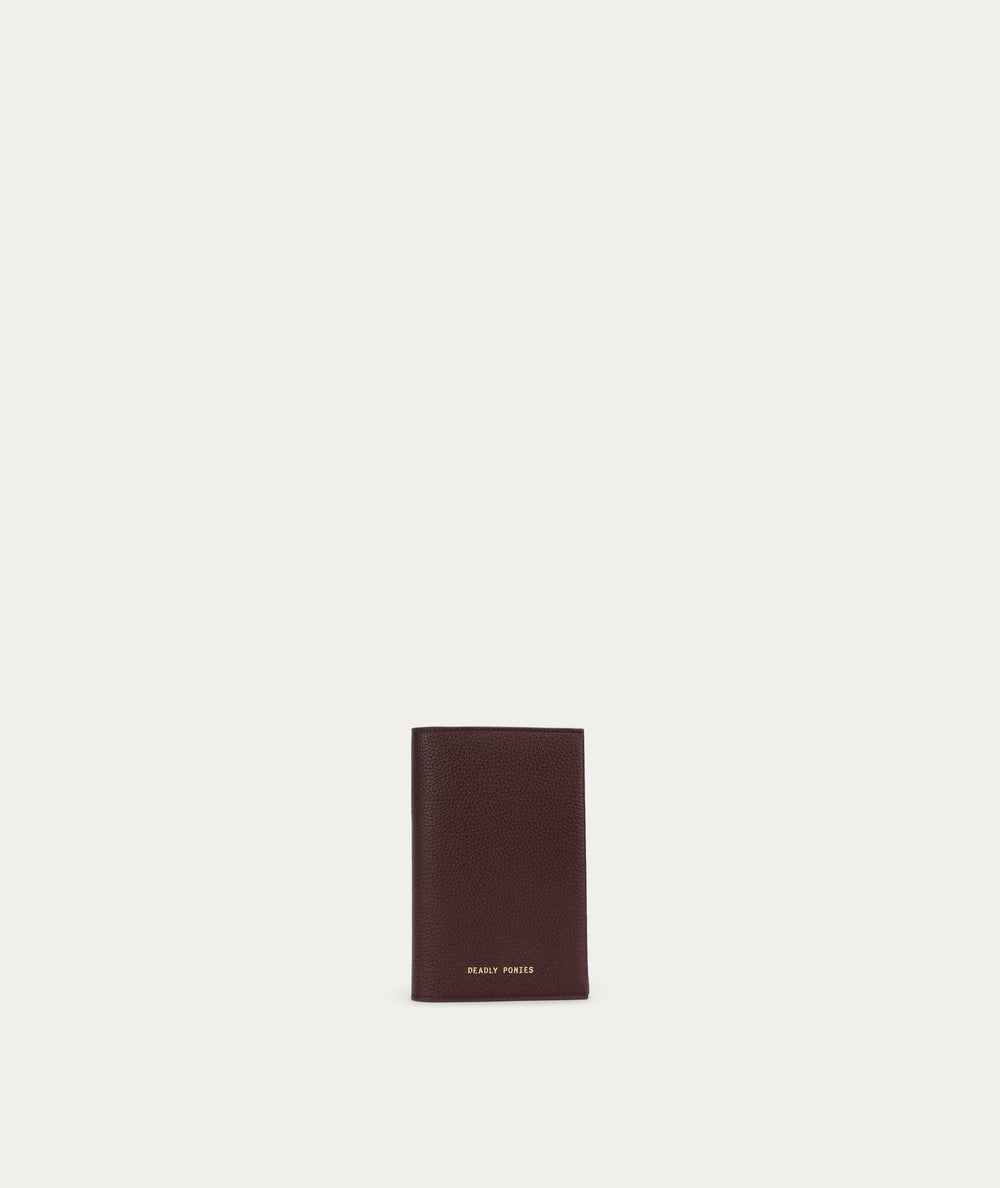 Passport Wallet - Dark Cherry