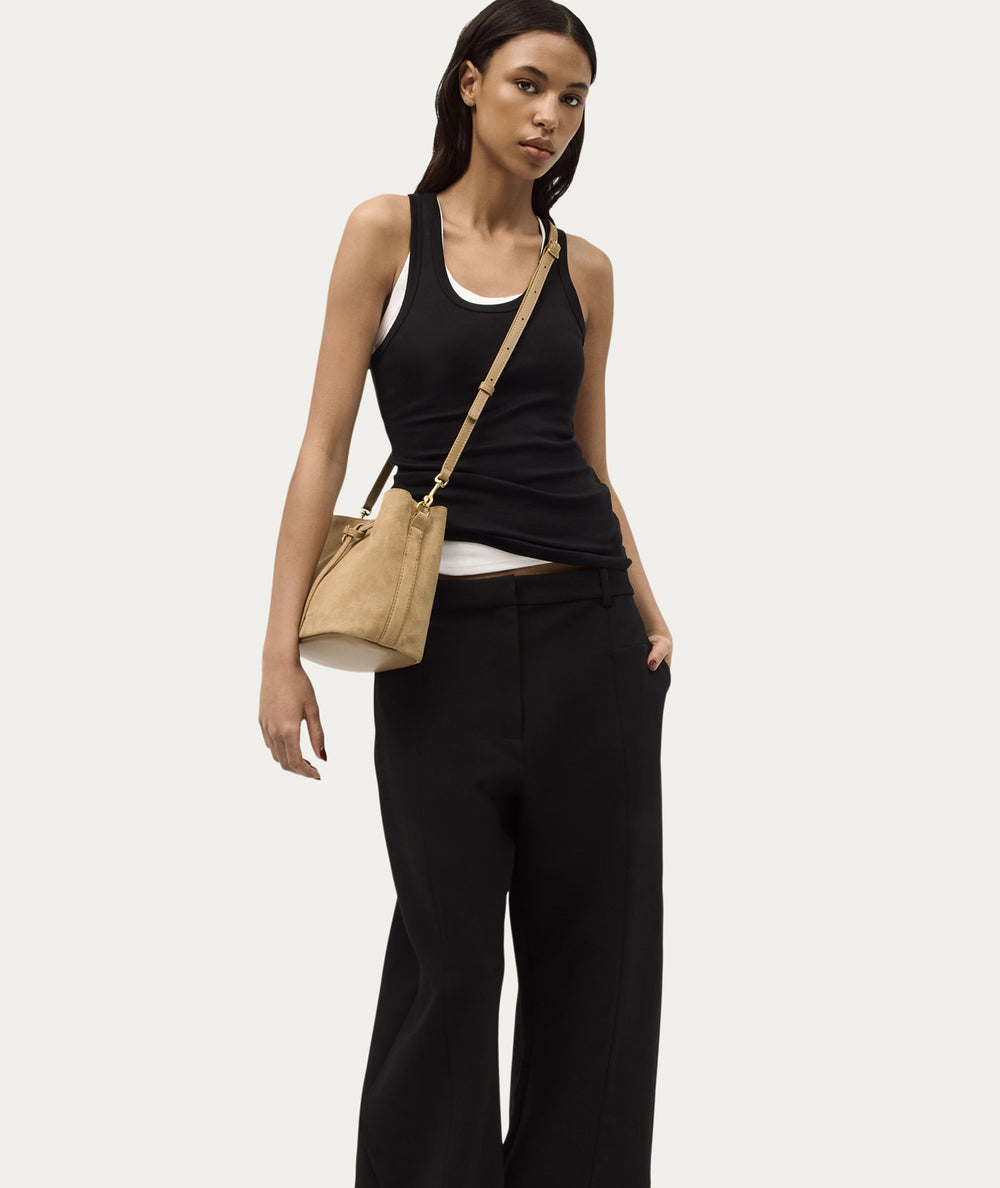 Penny Bag - Oat Suede