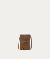 Penny Phone Pouch - Hazel Suede
