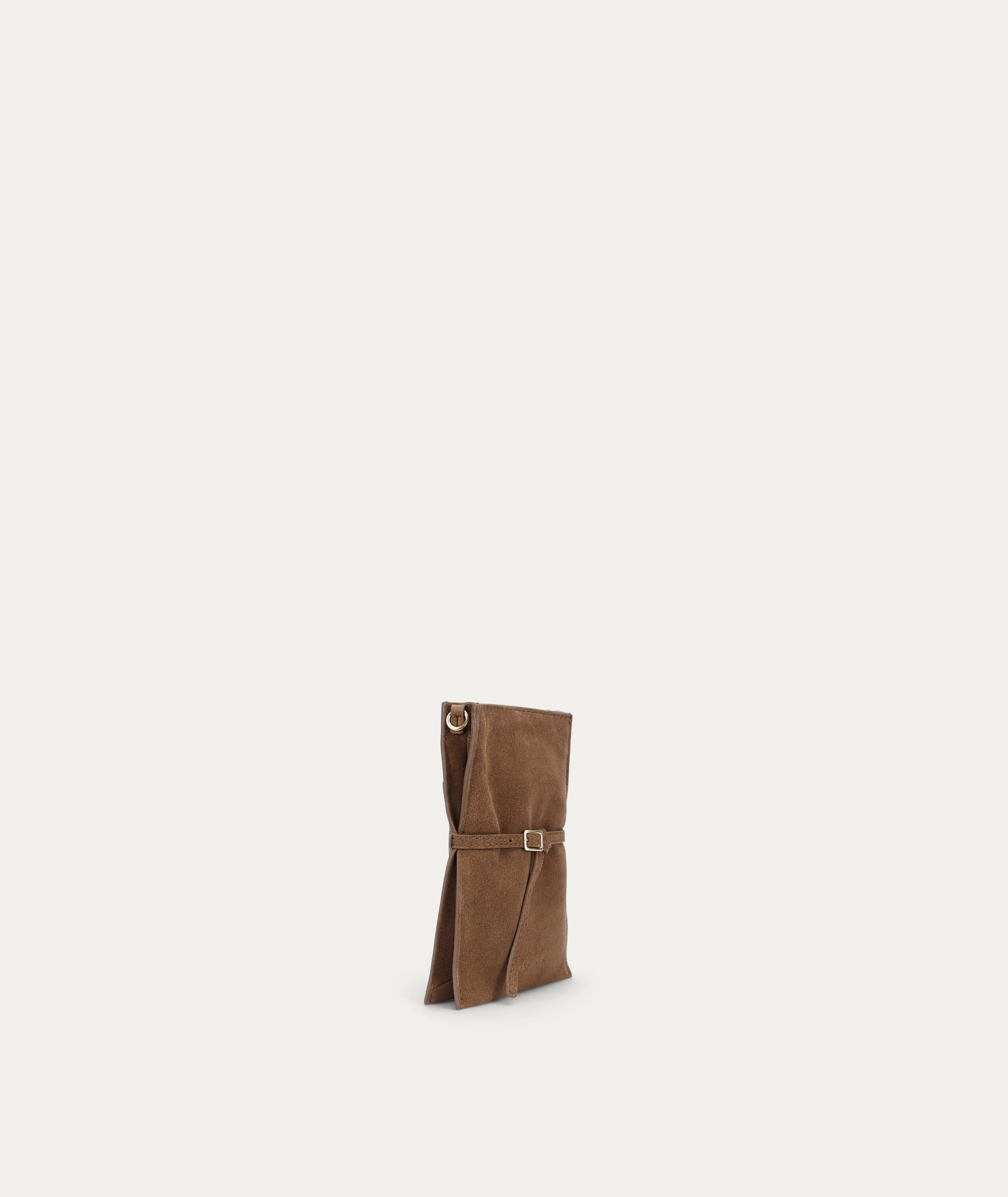 Penny Phone Pouch - Hazel Suede