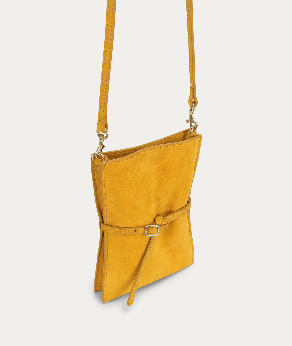 Penny Phone Pouch - Sunflower Nubuck