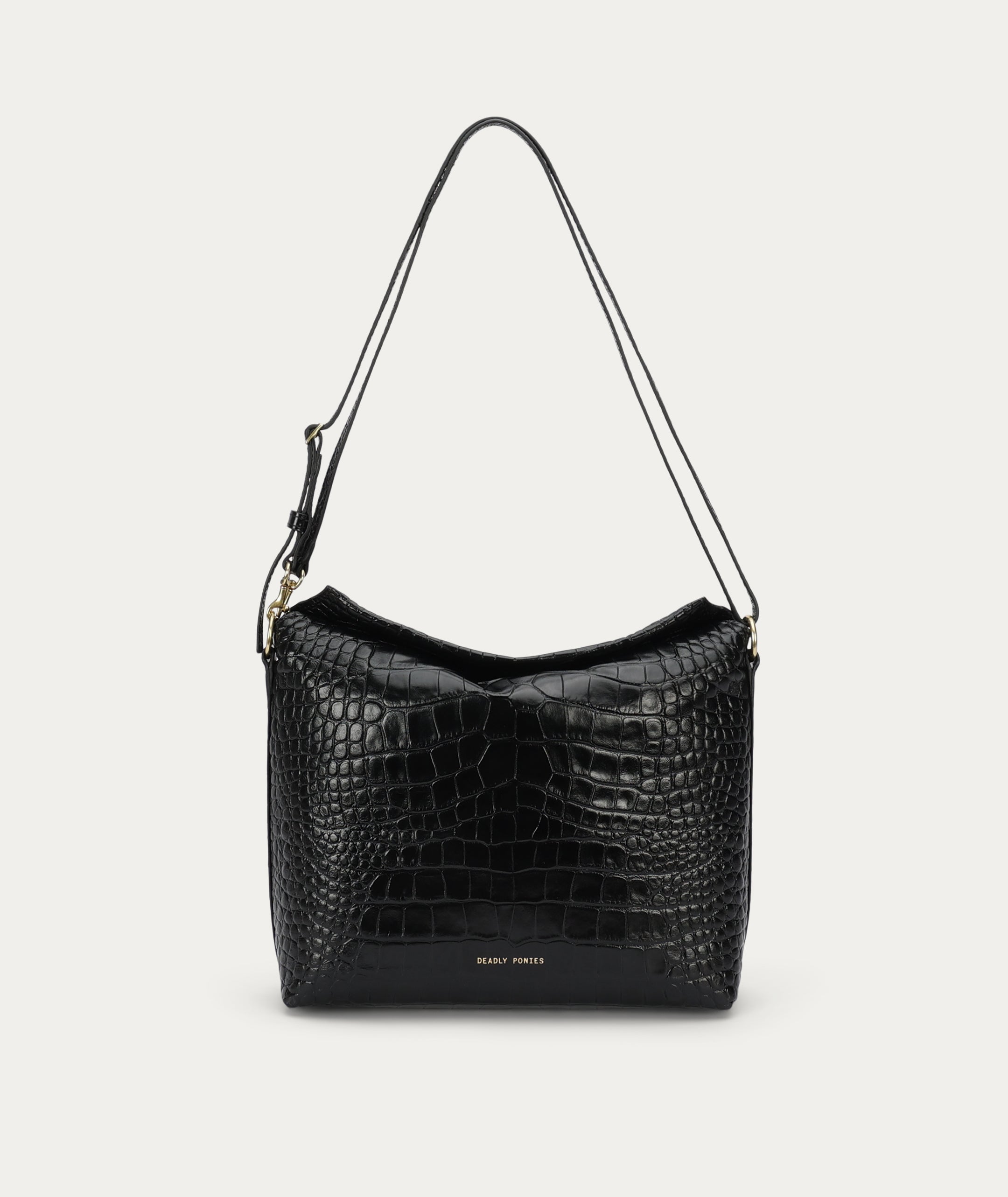 Piper Bag - Black Croc