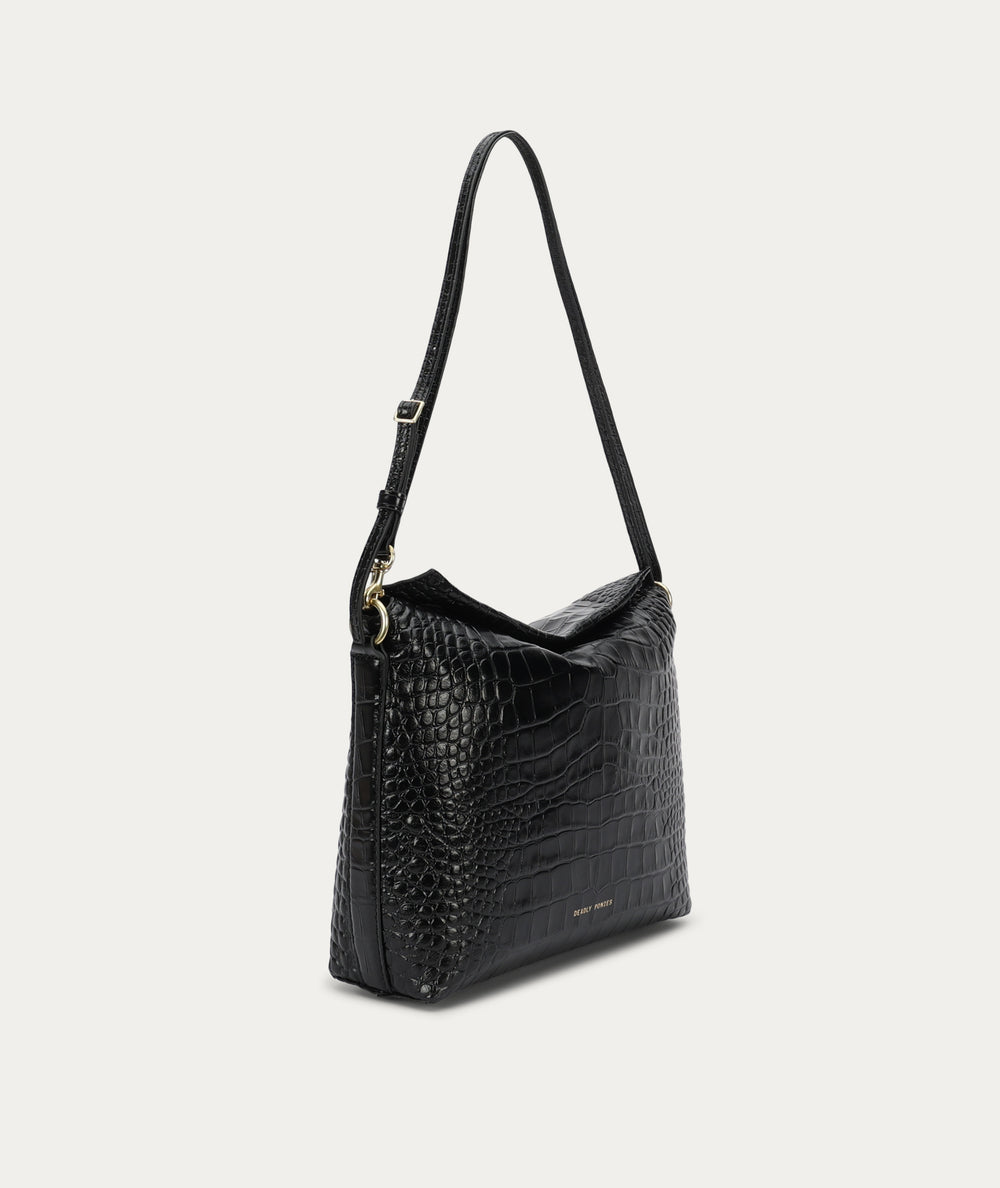 Piper Bag - Black Croc