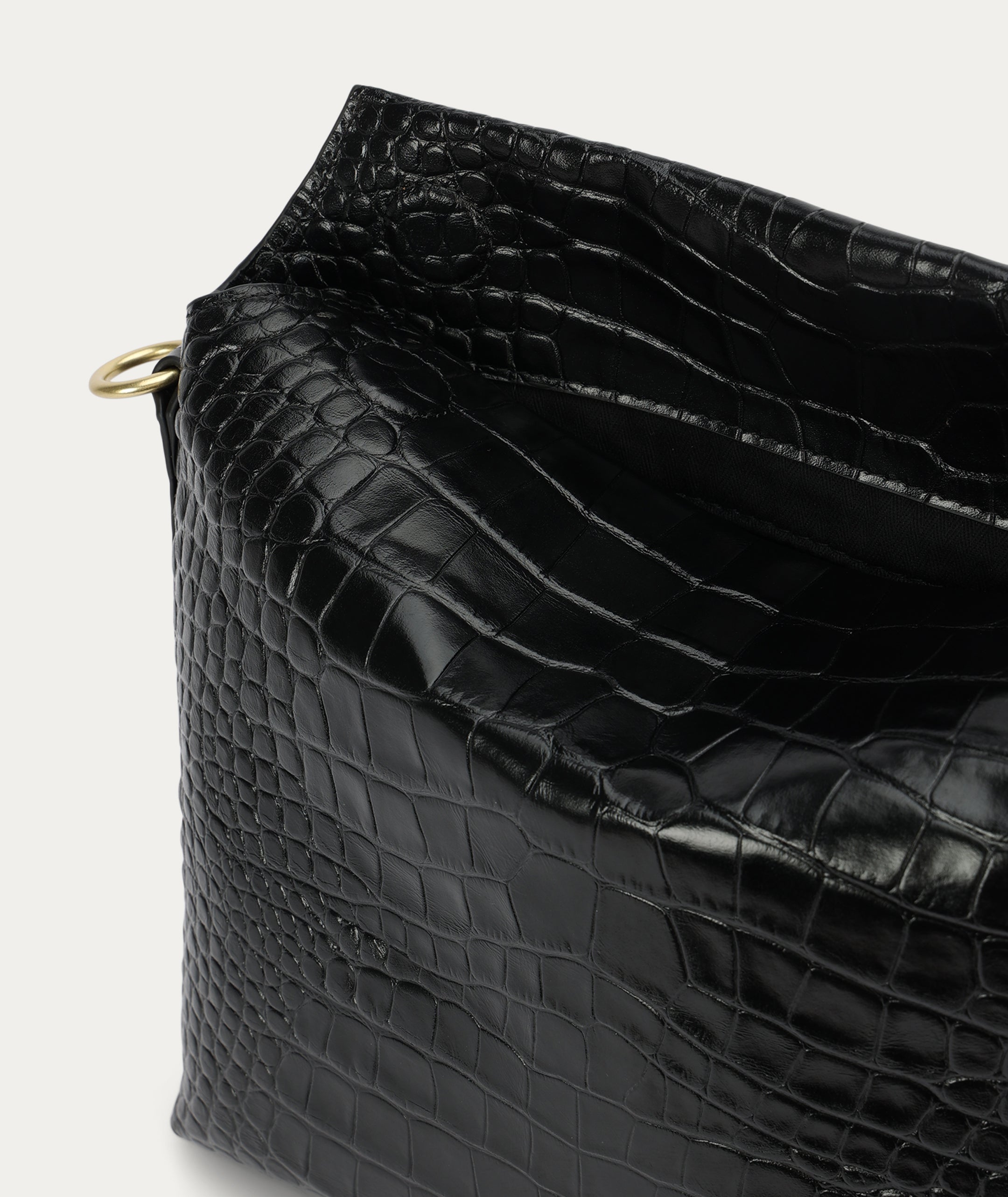 Piper Bag - Black Croc