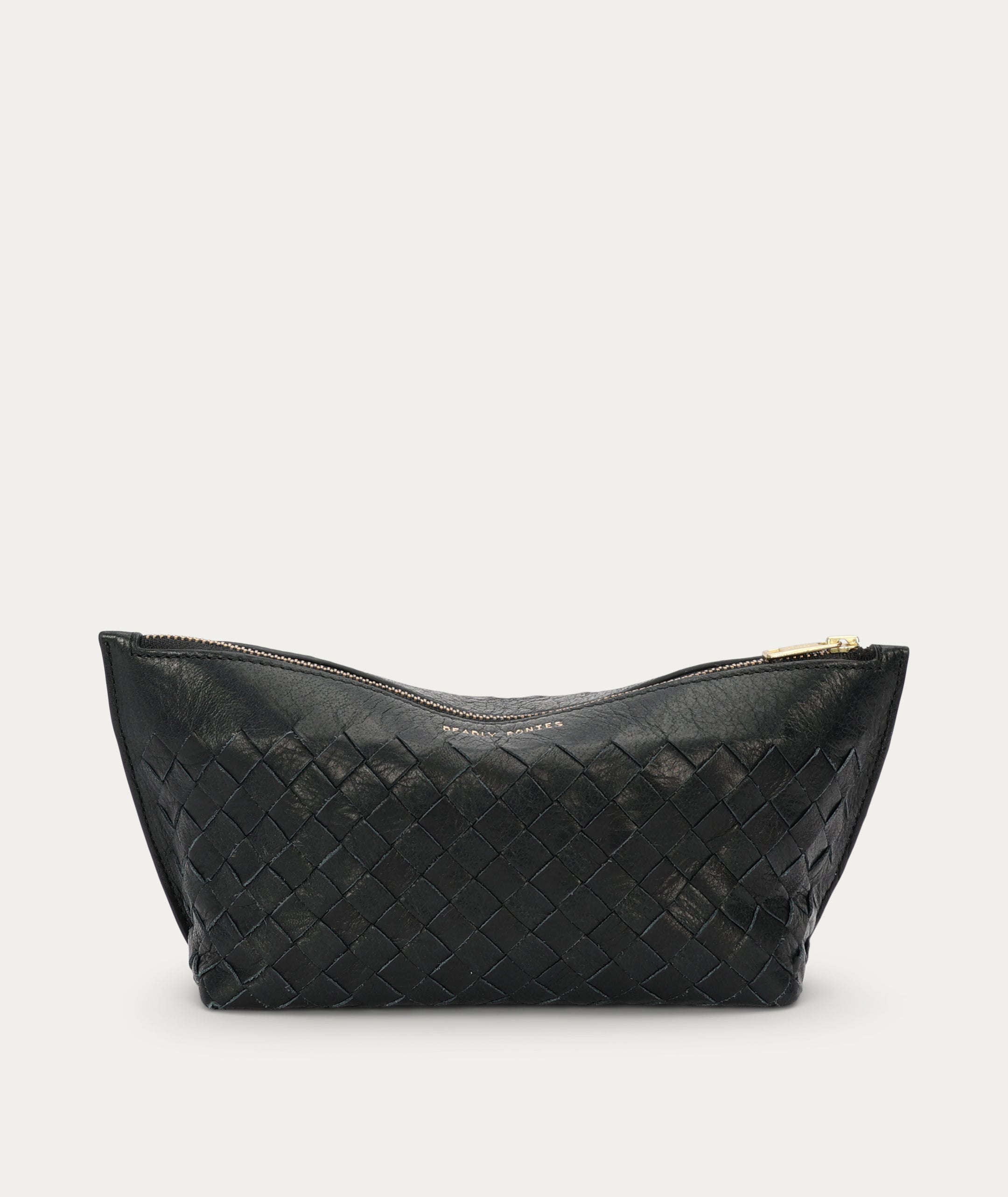 Poucher Grande - Black Woven