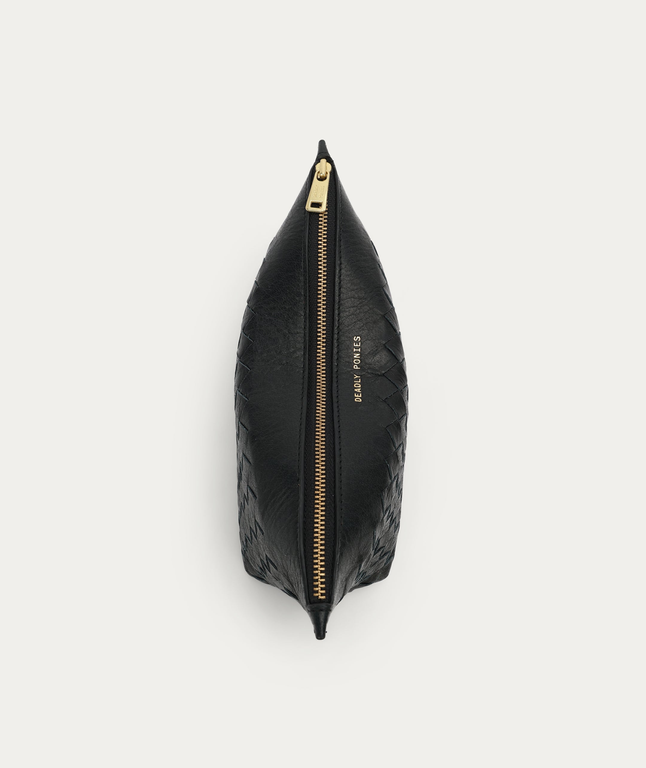 Poucher Grande - Black Woven