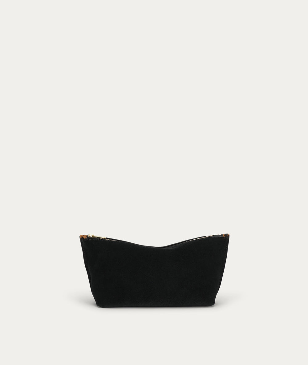 Medium Poucher - Cheetah Calf Hair